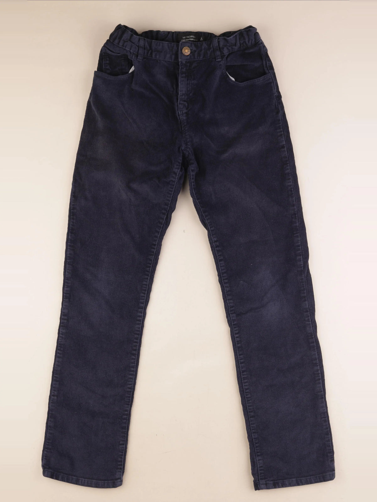 Monoprix - pantalon bleu - 14 ans
