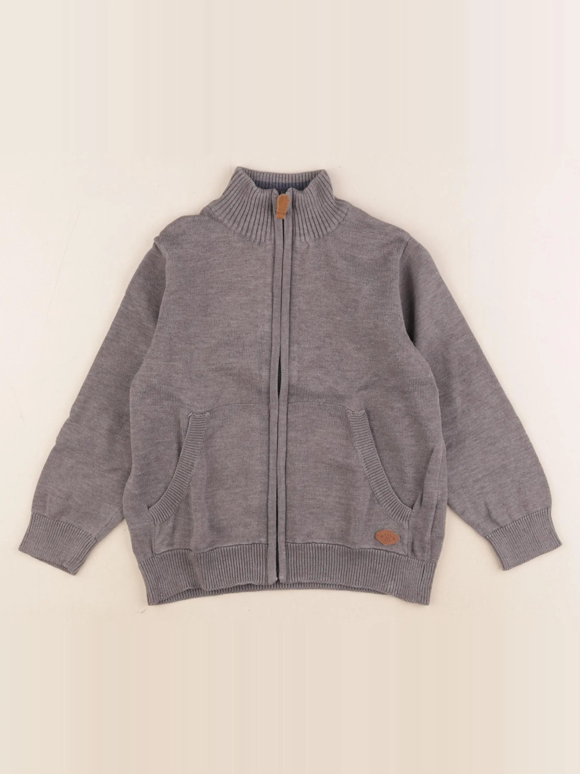 Vertbaudet - gilet gris - 5 ans