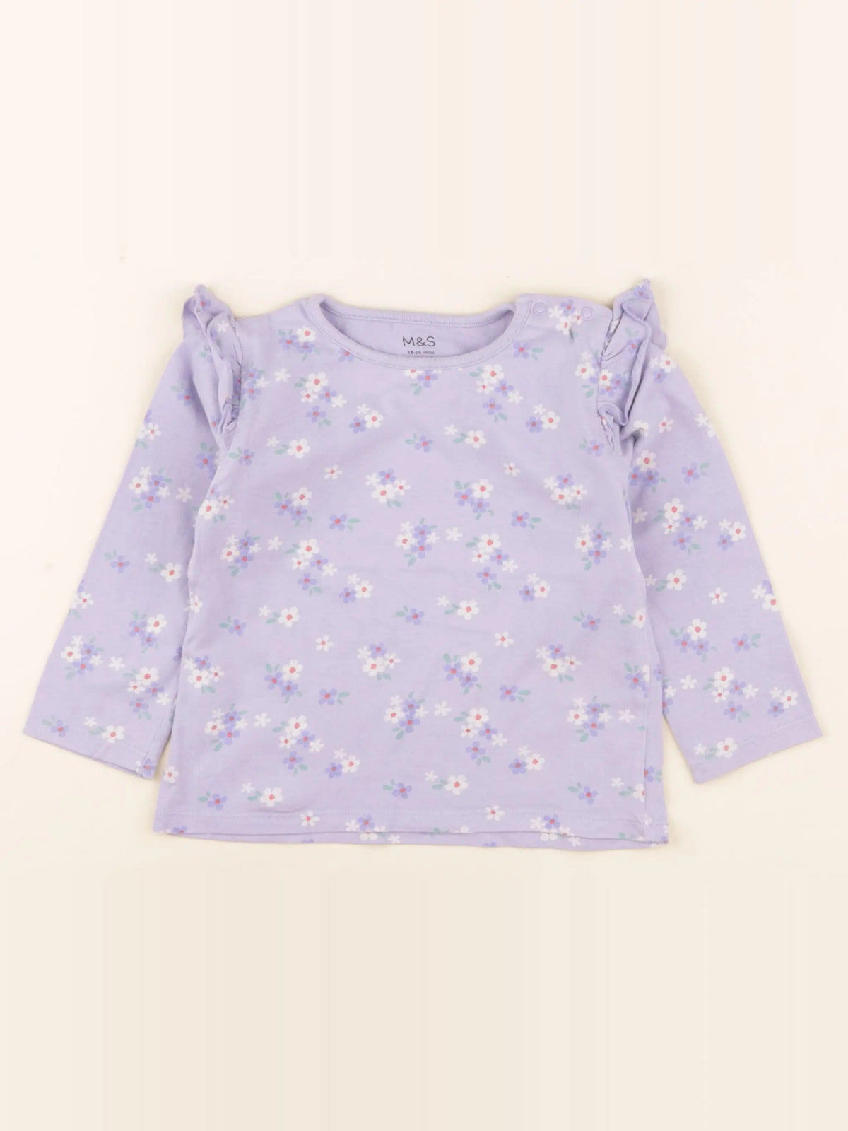 Marks & Spencer  - tee-shirt violet - 18/24 mois