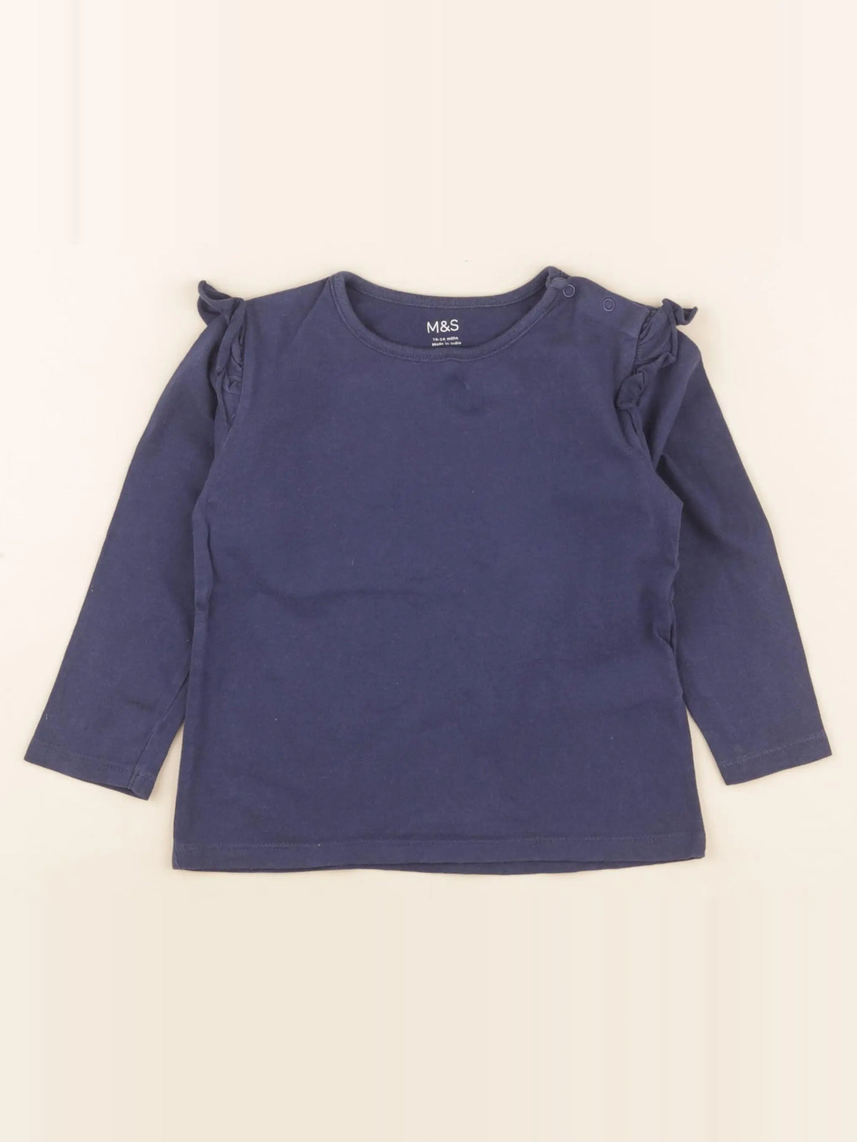Marks & Spencer  - tee-shirt bleu - 18/24 mois