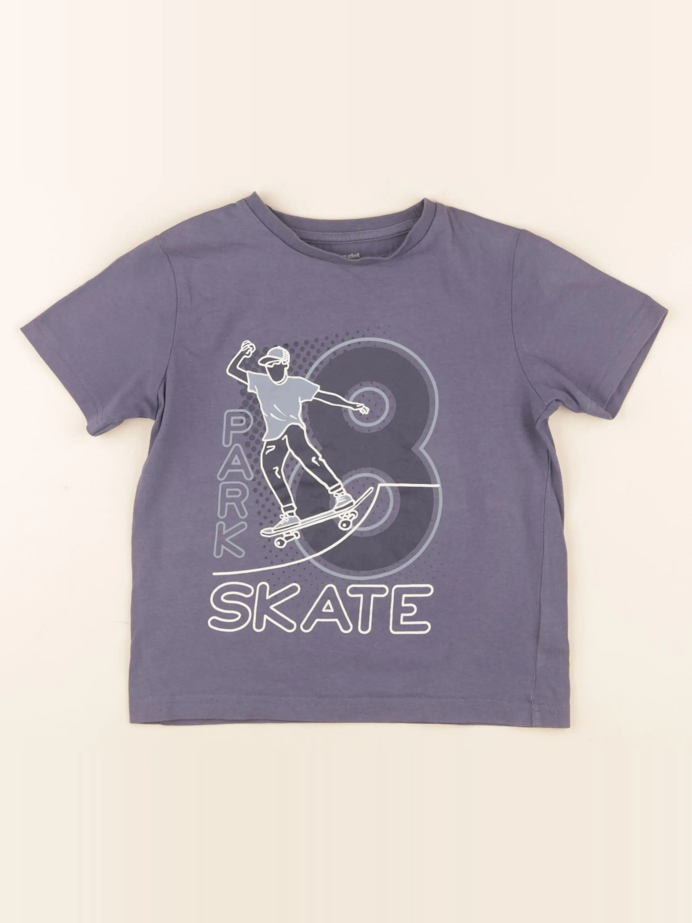 Vertbaudet - tee-shirt bleu - 6 ans