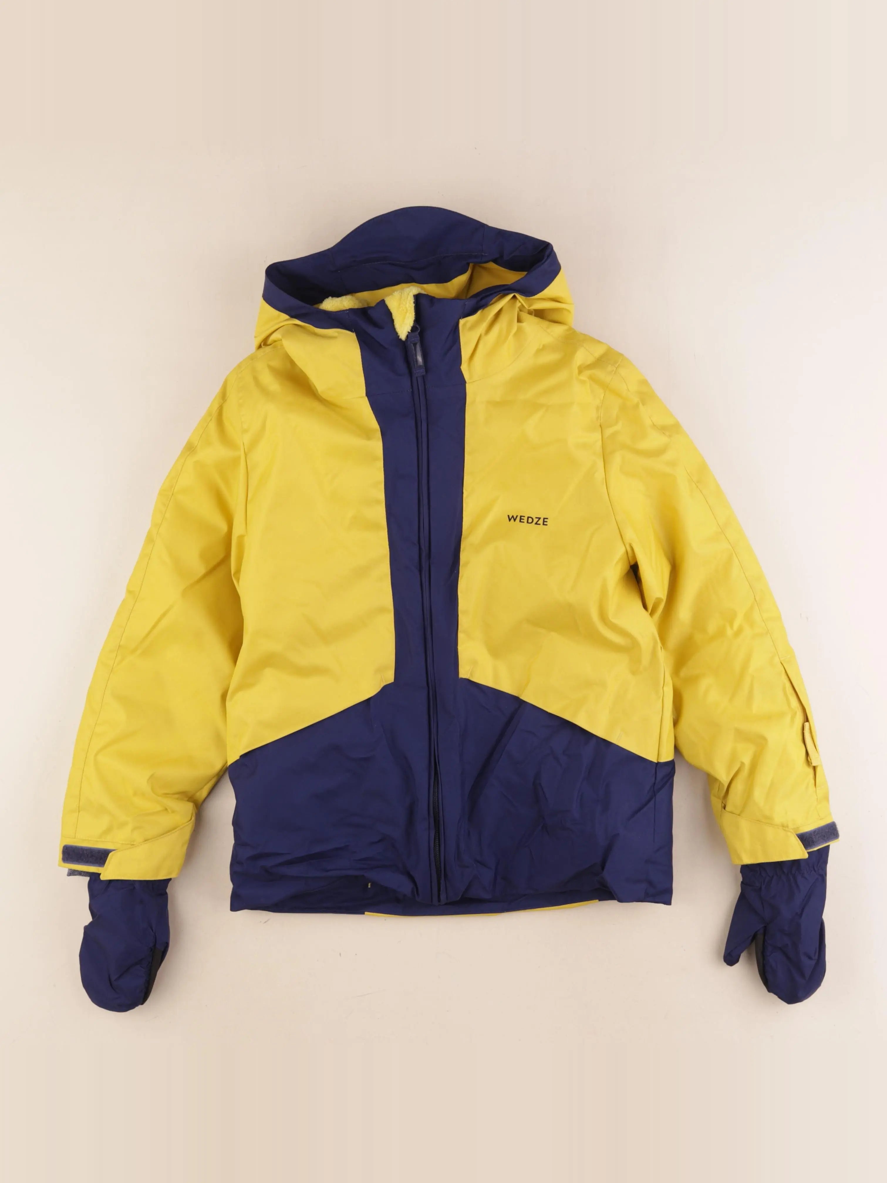 Decathlon ski - manteau de ski jaune, bleu - 5/6 ans