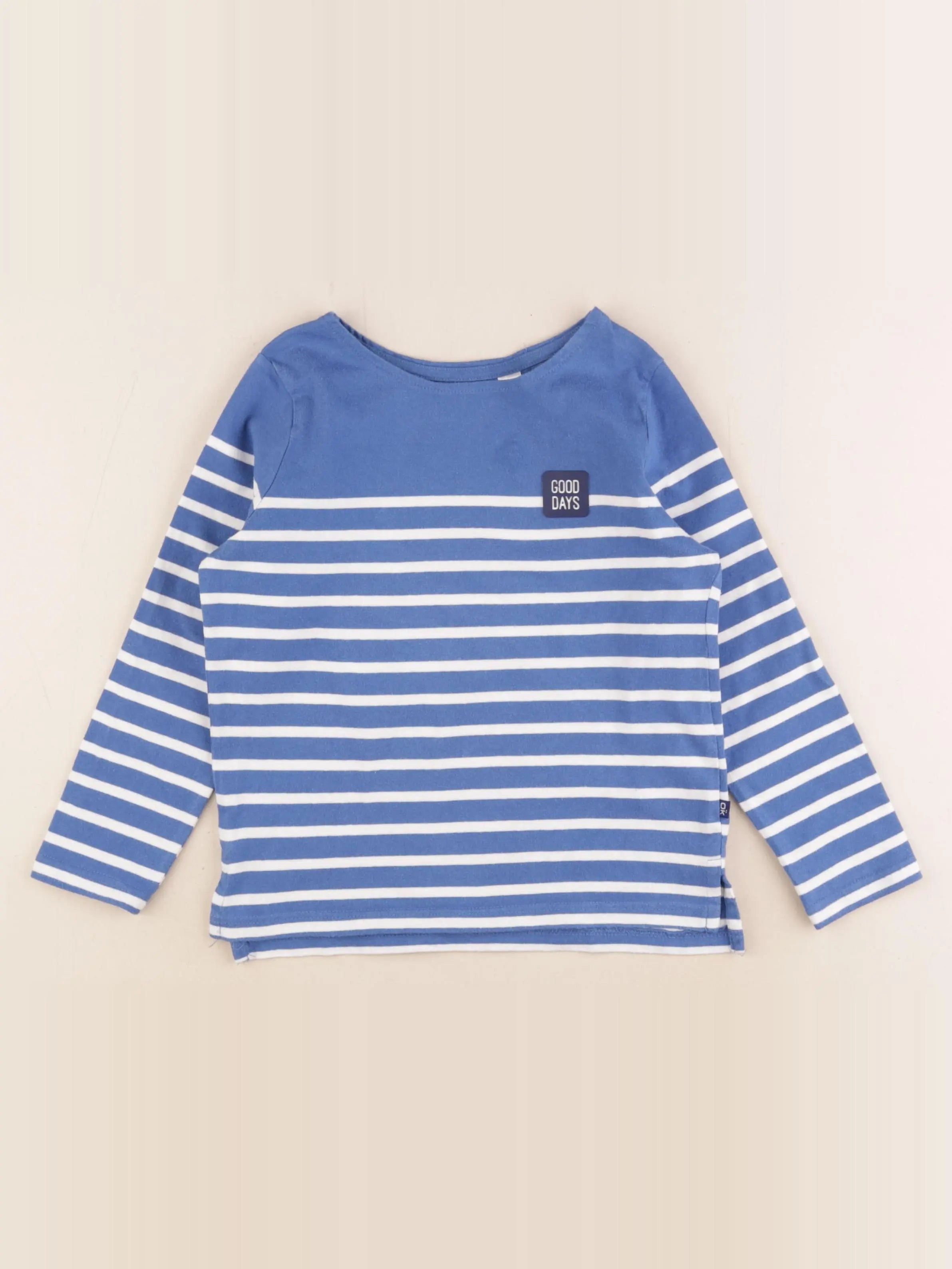 Okaidi - tee-shirt bleu - 5 ans