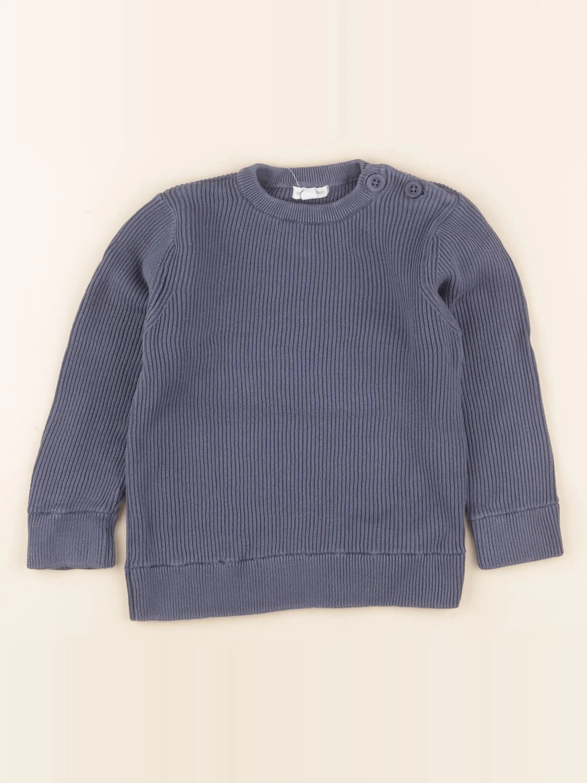 Vertbaudet - pull bleu - 5 ans