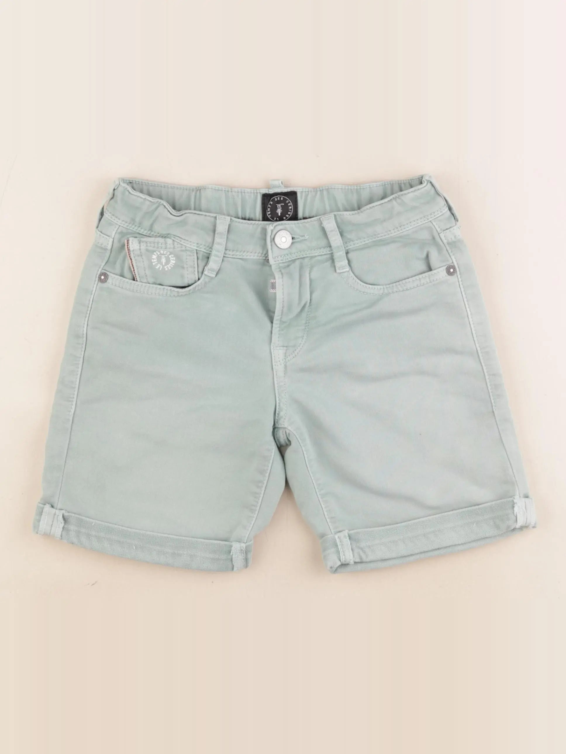 Le temps des cerises  - short vert - 8 ans