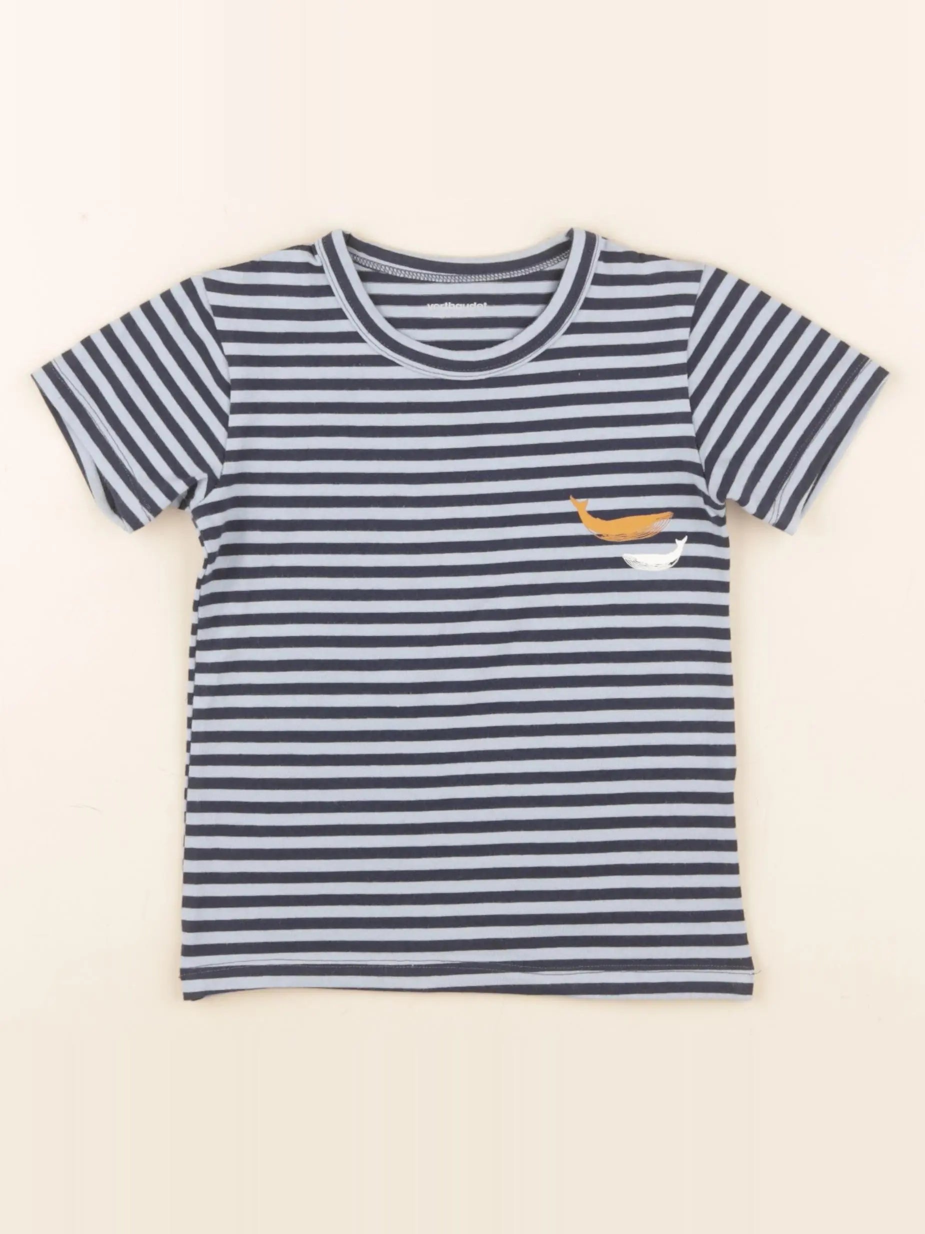 Vertbaudet - tee-shirt bleu - 4 ans