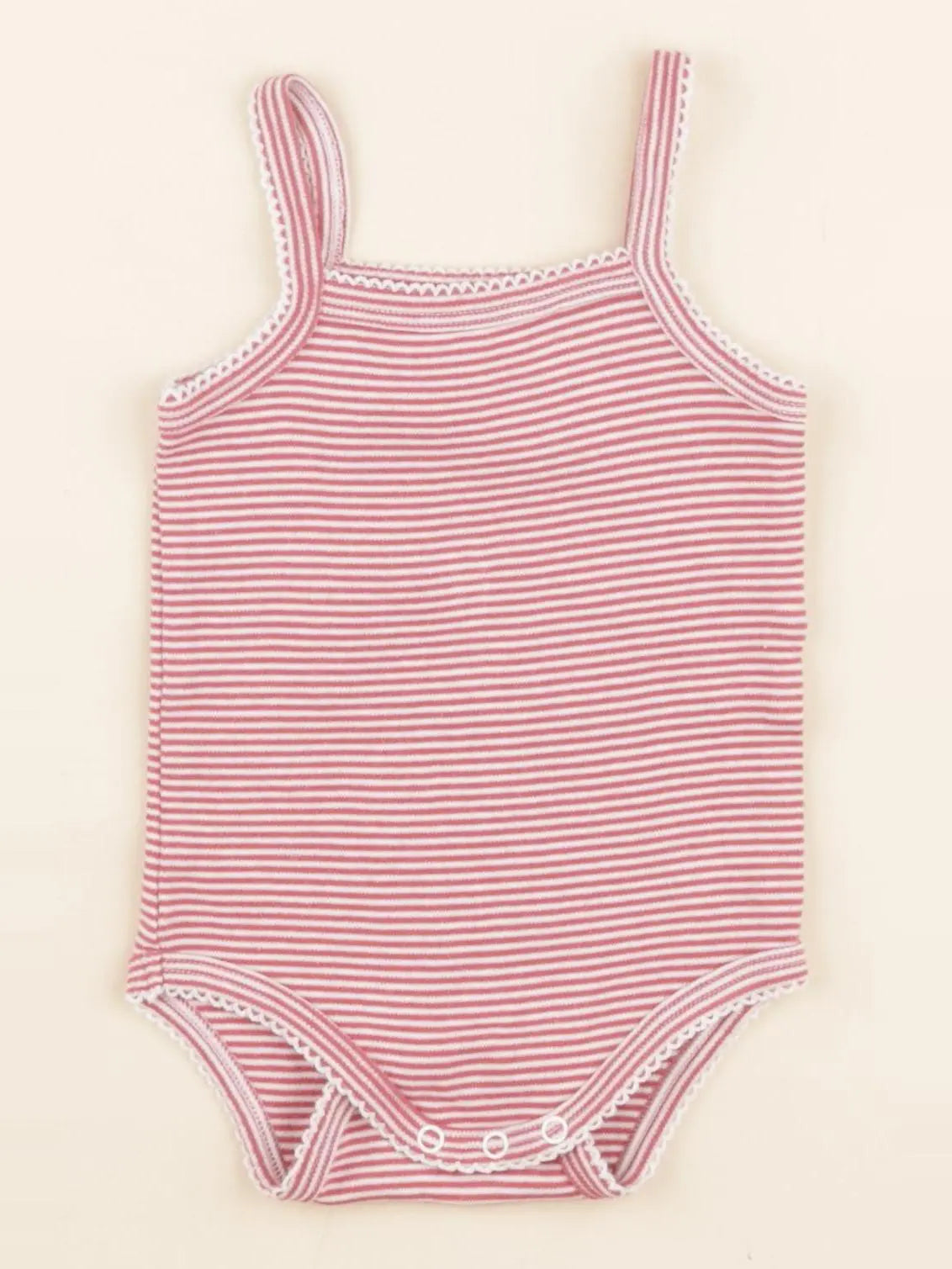 Vertbaudet - body rose - 9 mois