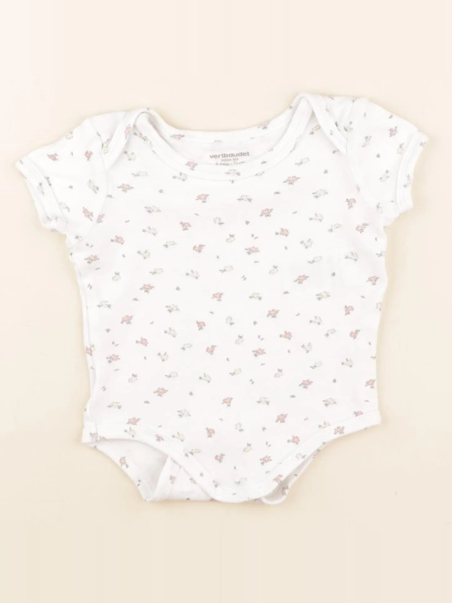 Vertbaudet - body blanc - 9 mois