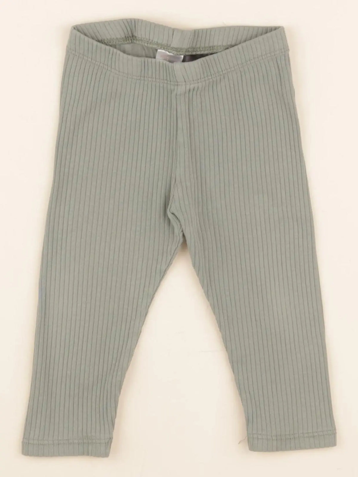 H&M - legging vert - 9/12 mois