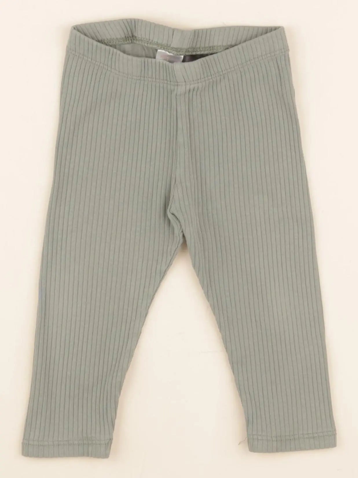 H&M - legging vert - 9/12 mois