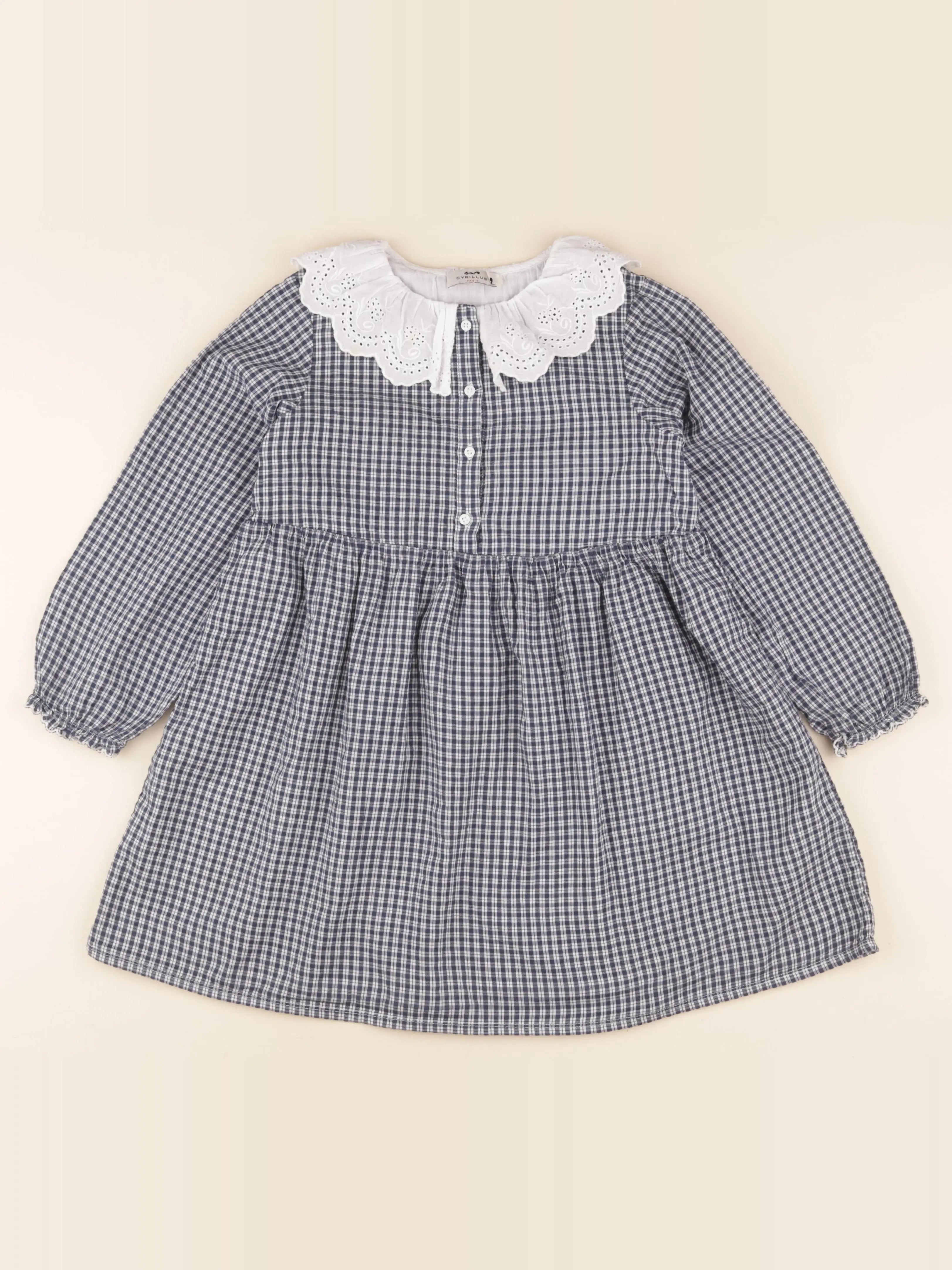 Cyrillus - robe bleu - 8 ans