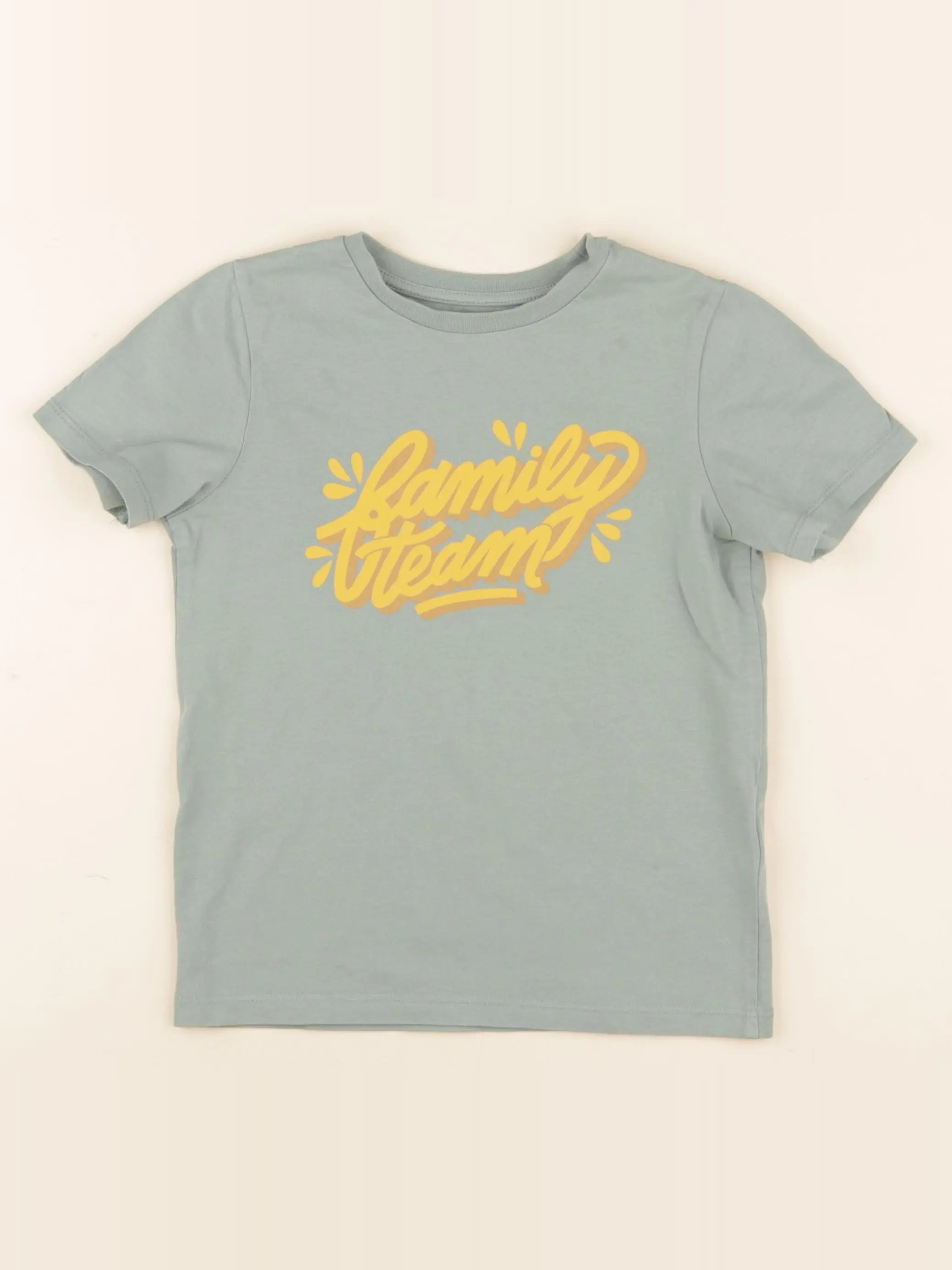 Vertbaudet - tee-shirt vert - 5 ans