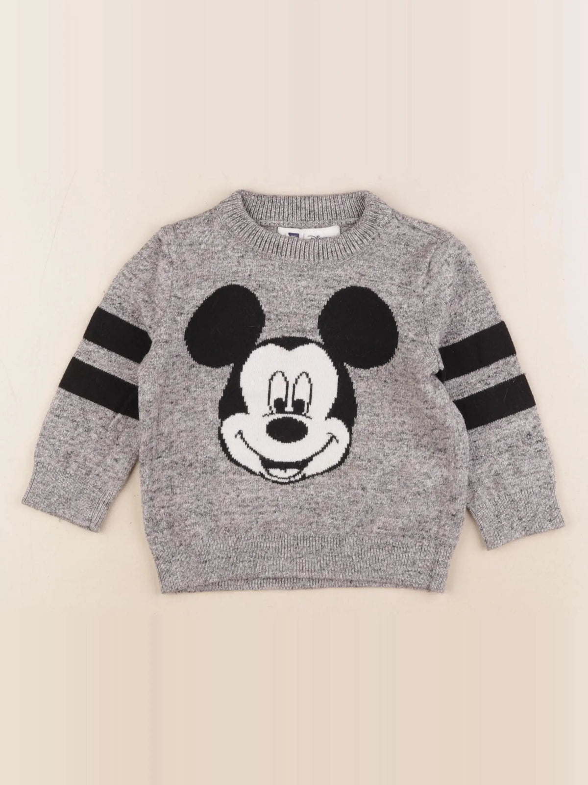 GAP - pull gris - 12/18 mois