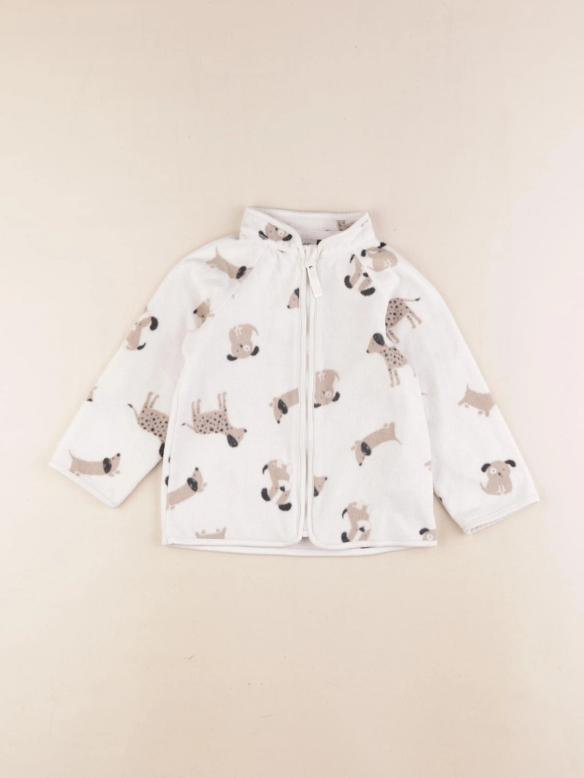 H&M - polaire beige - 18/24 mois
