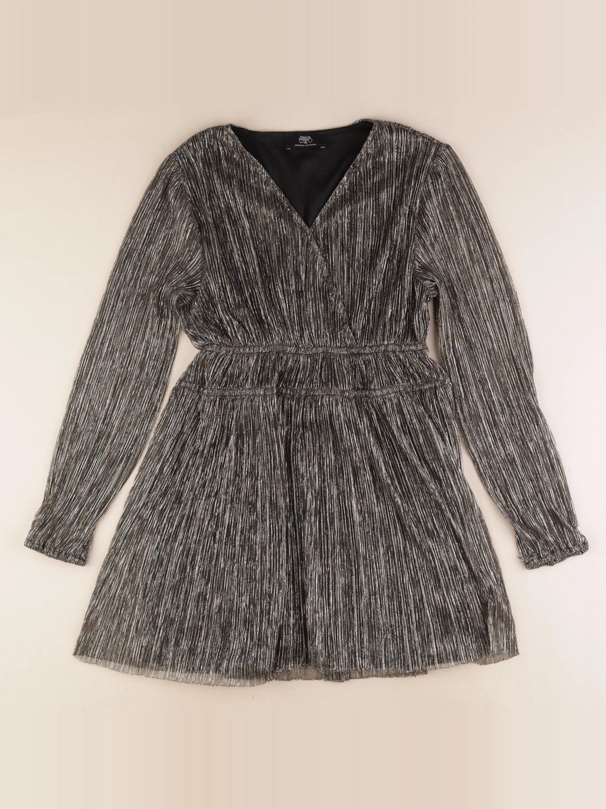 Le temps des cerises  - robe noir, or - 8/9 ans