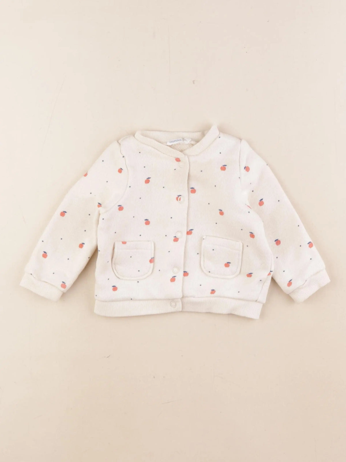 Boutchou - gilet beige - 6 mois