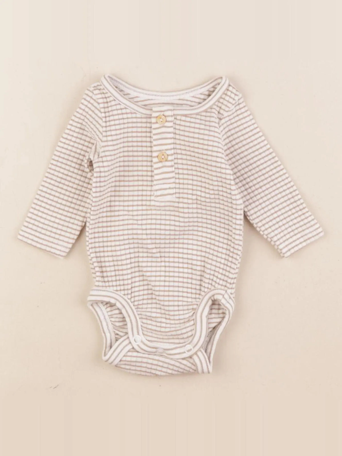 H&M - body marron - 0/1 mois