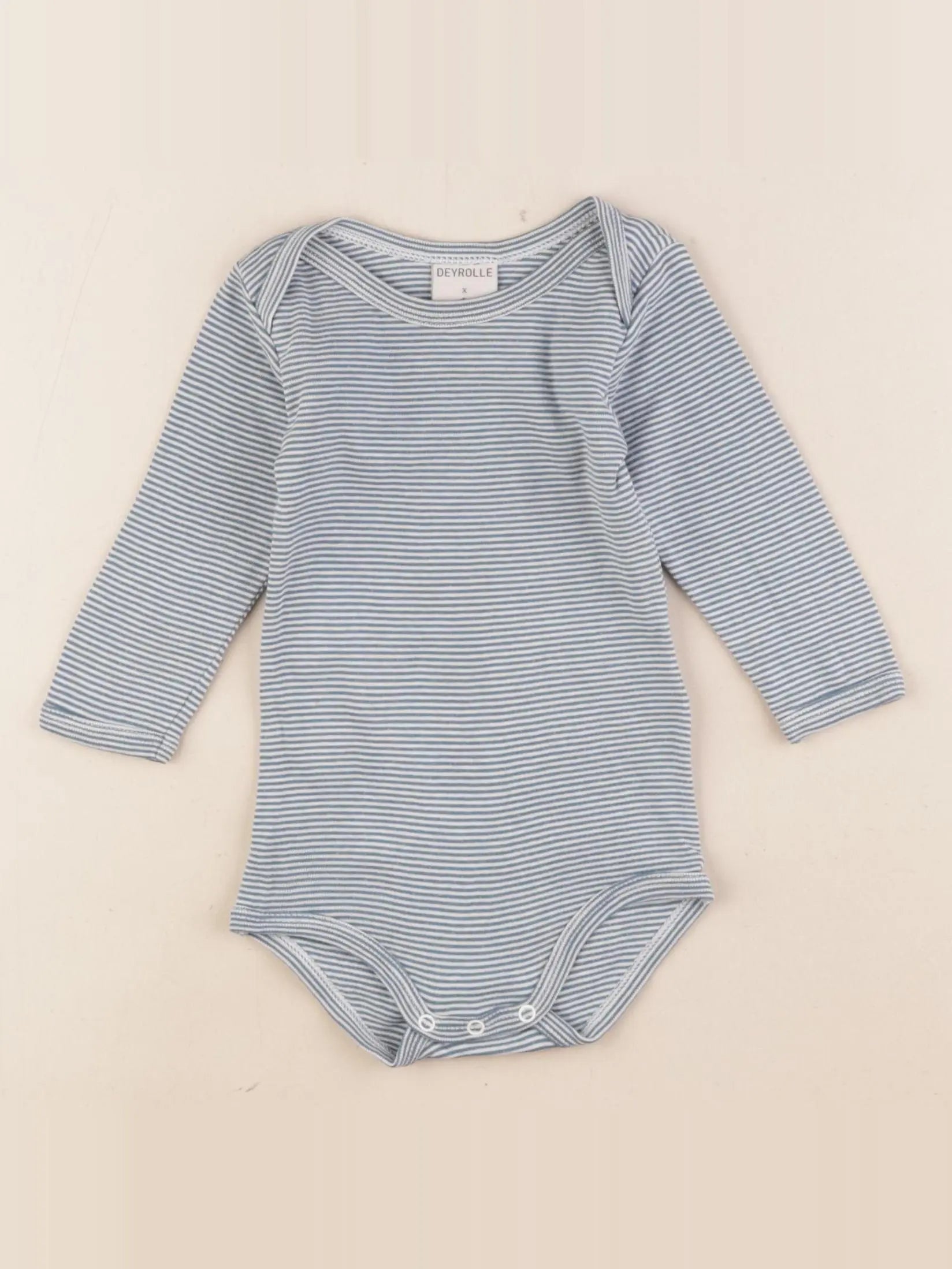 Petit Bateau - body bleu - 6 mois