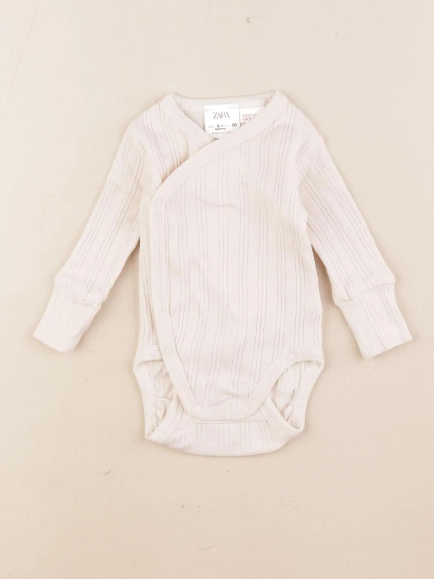 Zara - body marron - 0/1 mois