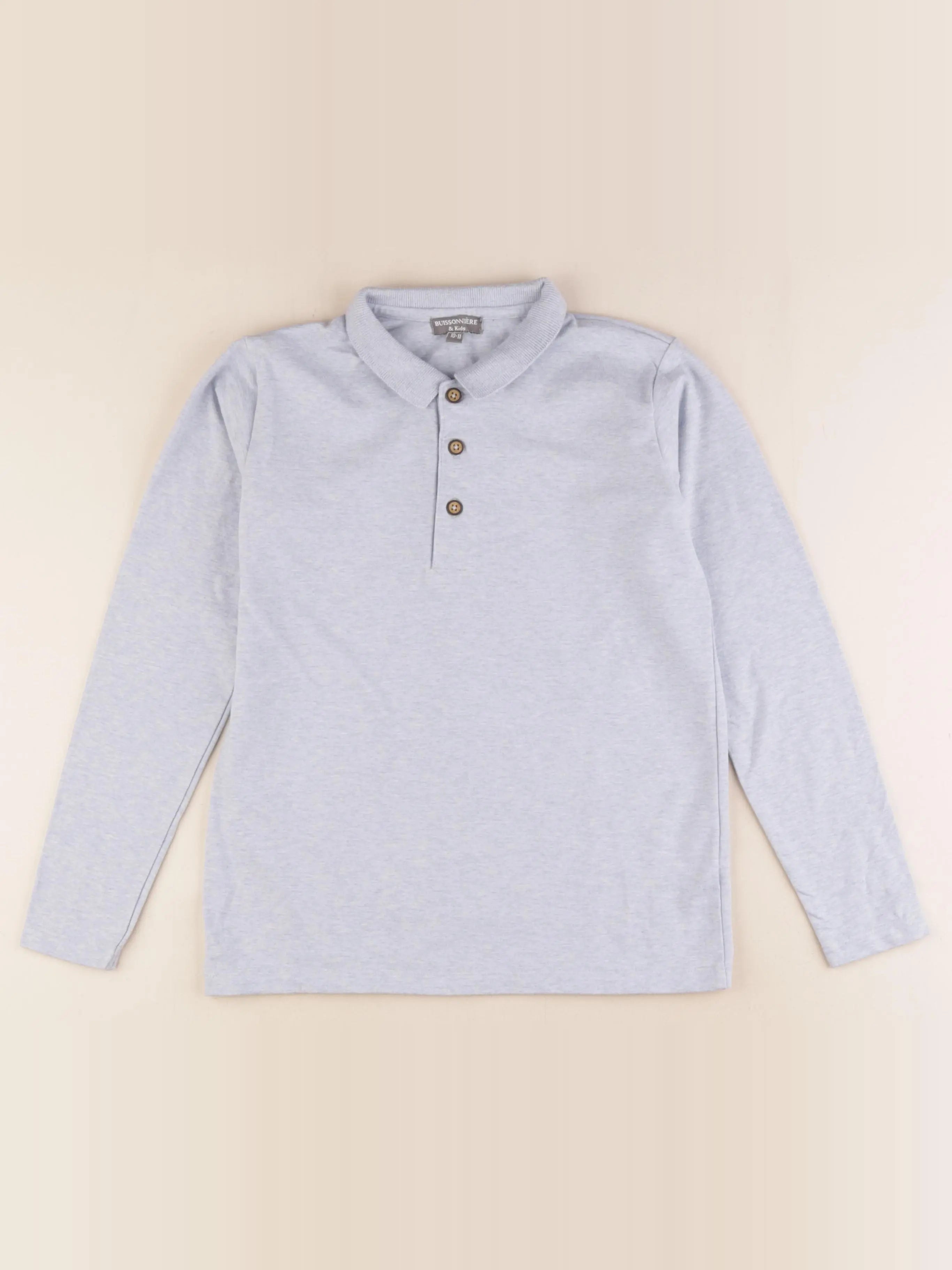 Buissonnière - polo bleu - 10/11 ans