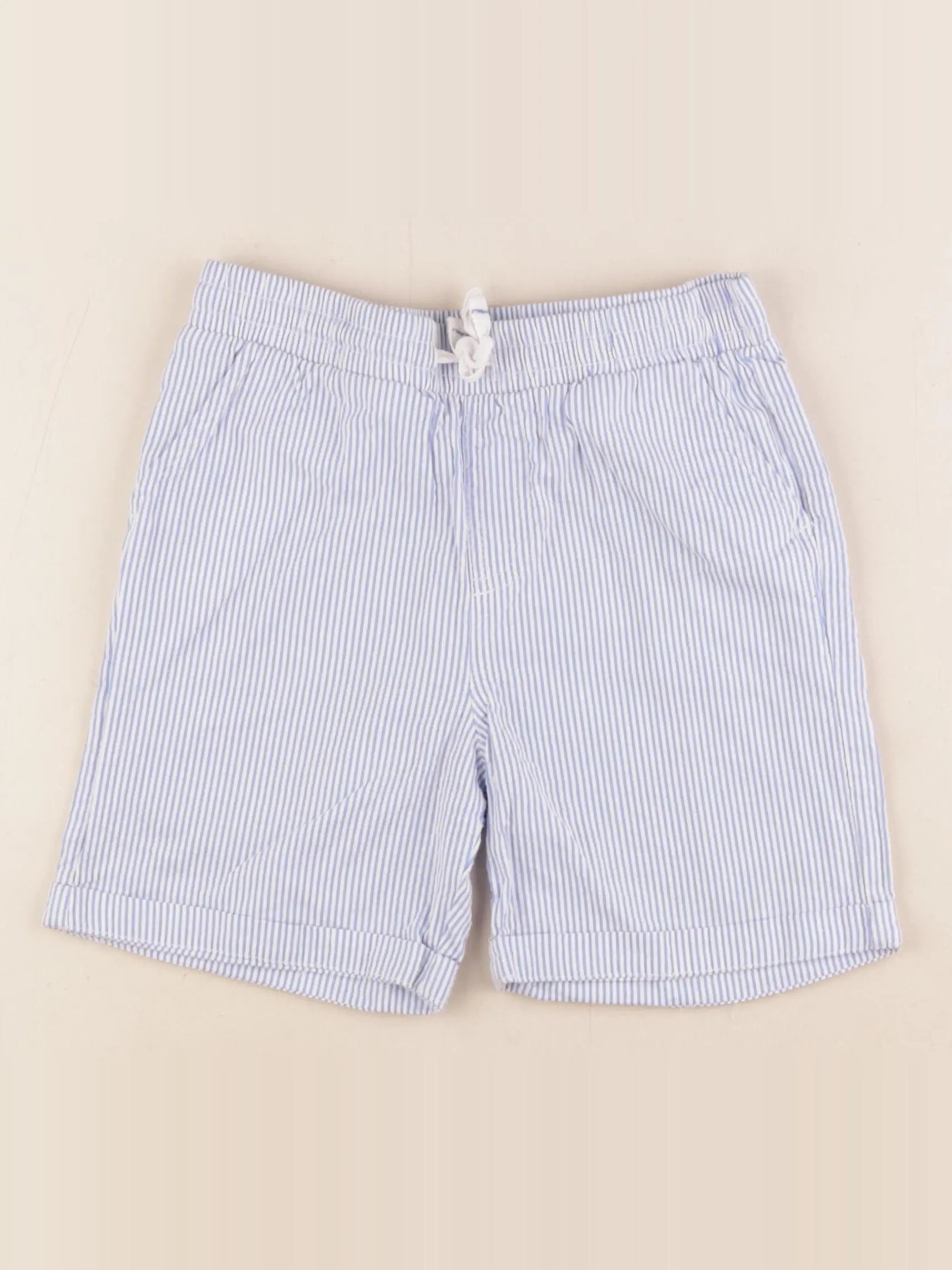 Buissonnière - short blanc, bleu - 10/11 ans