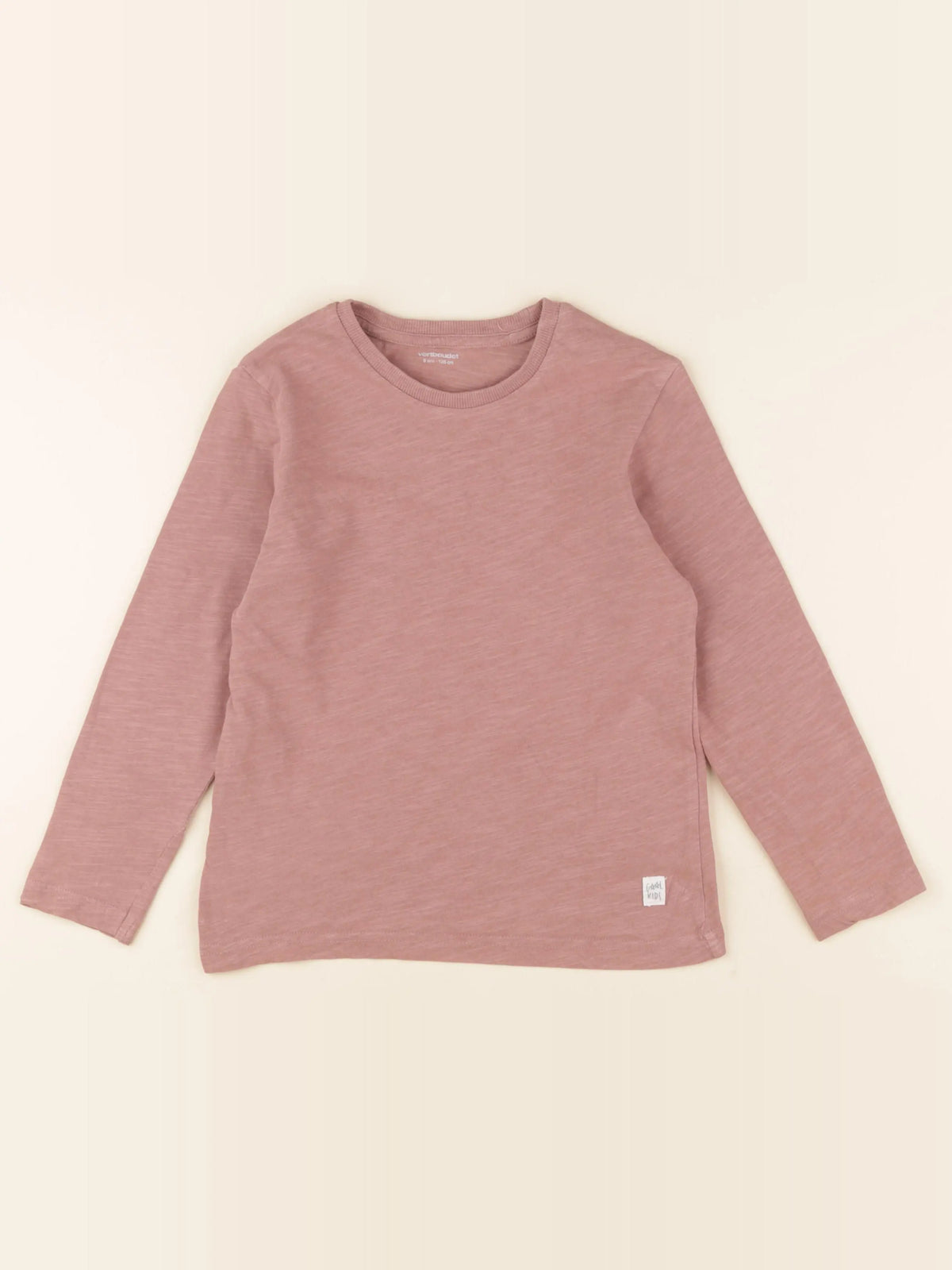 Vertbaudet - tee-shirt rouge - 8 ans