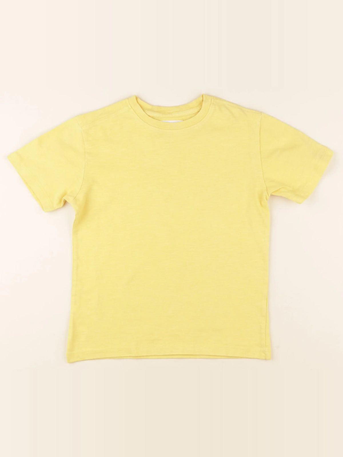 Zara - tee-shirt jaune - 7 ans