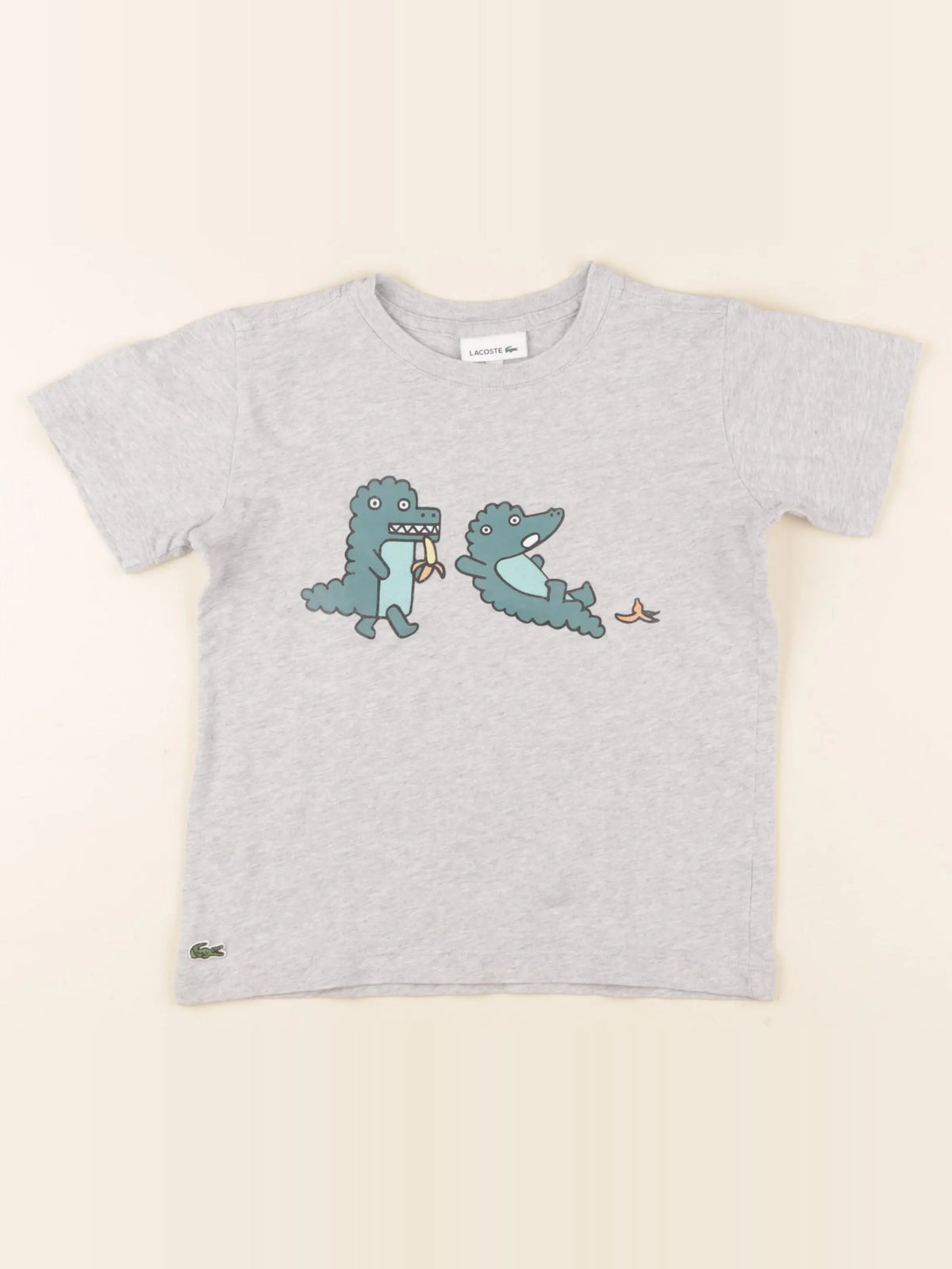 Lacoste - tee-shirt gris - 5 ans
