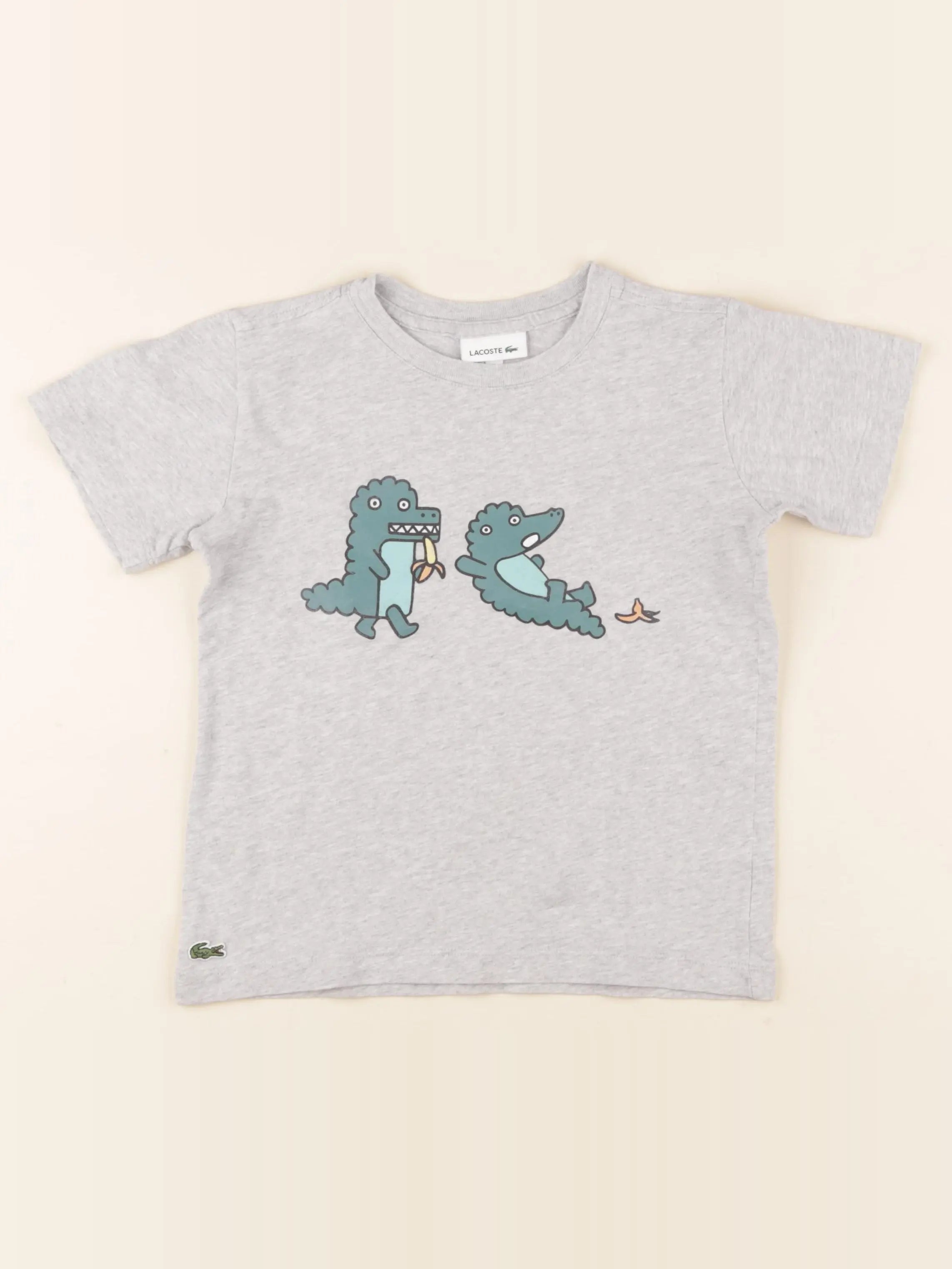 Lacoste - tee-shirt gris - 5 ans