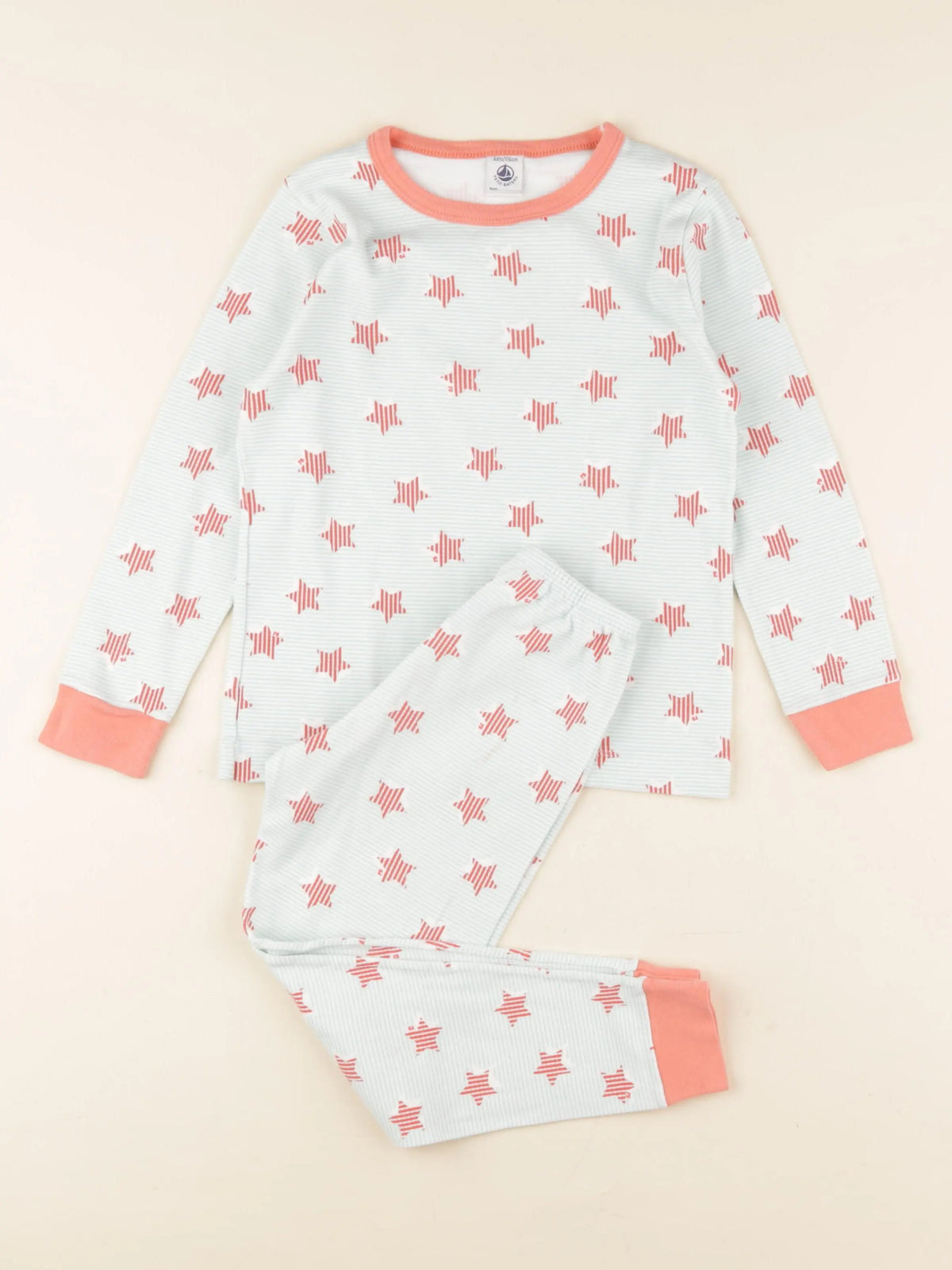 Petit Bateau - pyjama coton multicolore - 6 ans