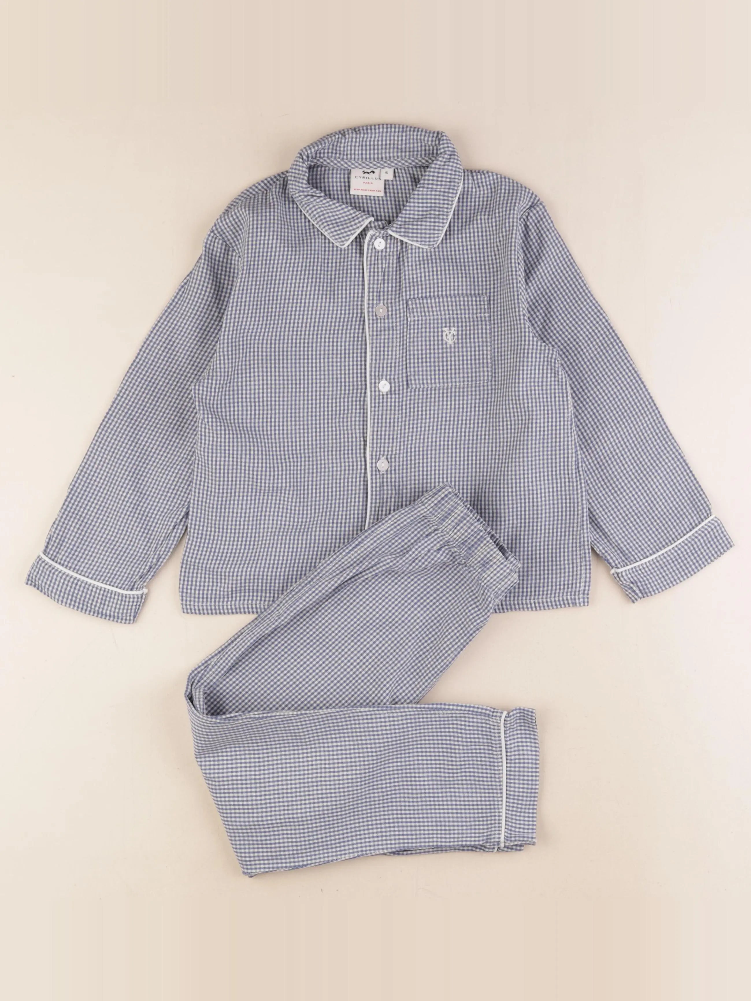Cyrillus - pyjama coton multicolore - 6 ans
