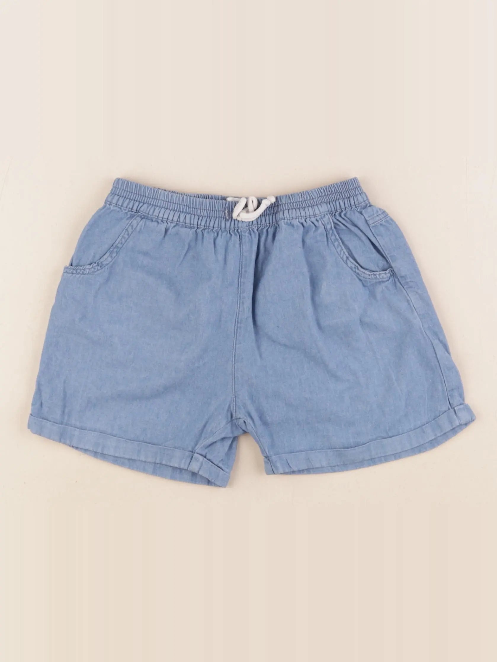 Lola Palacios - short bleu - 6 ans