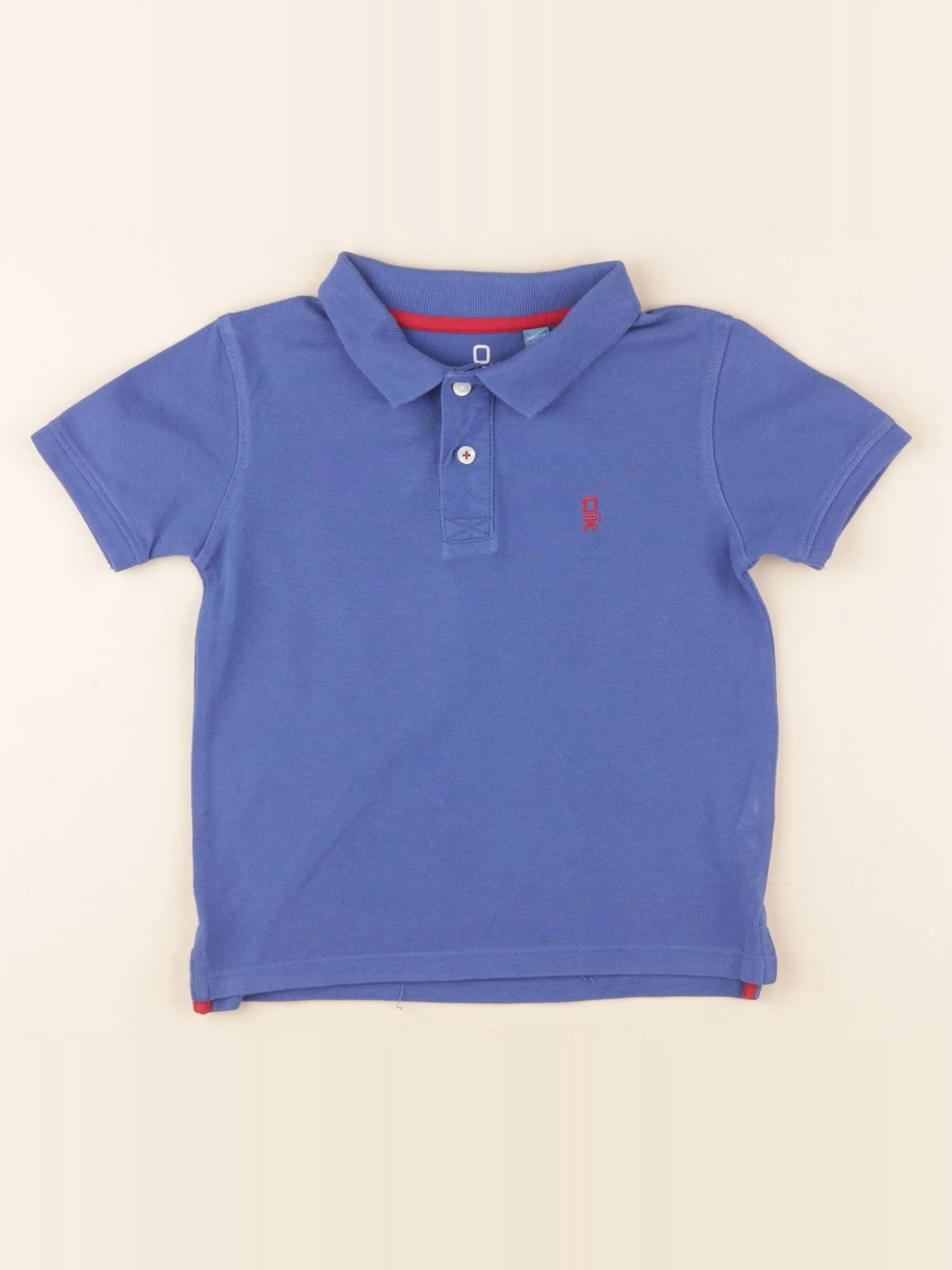 Okaidi - polo bleu - 6 ans
