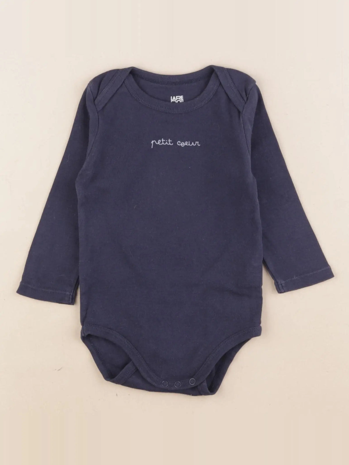 La Redoute - body bleu - 12 mois