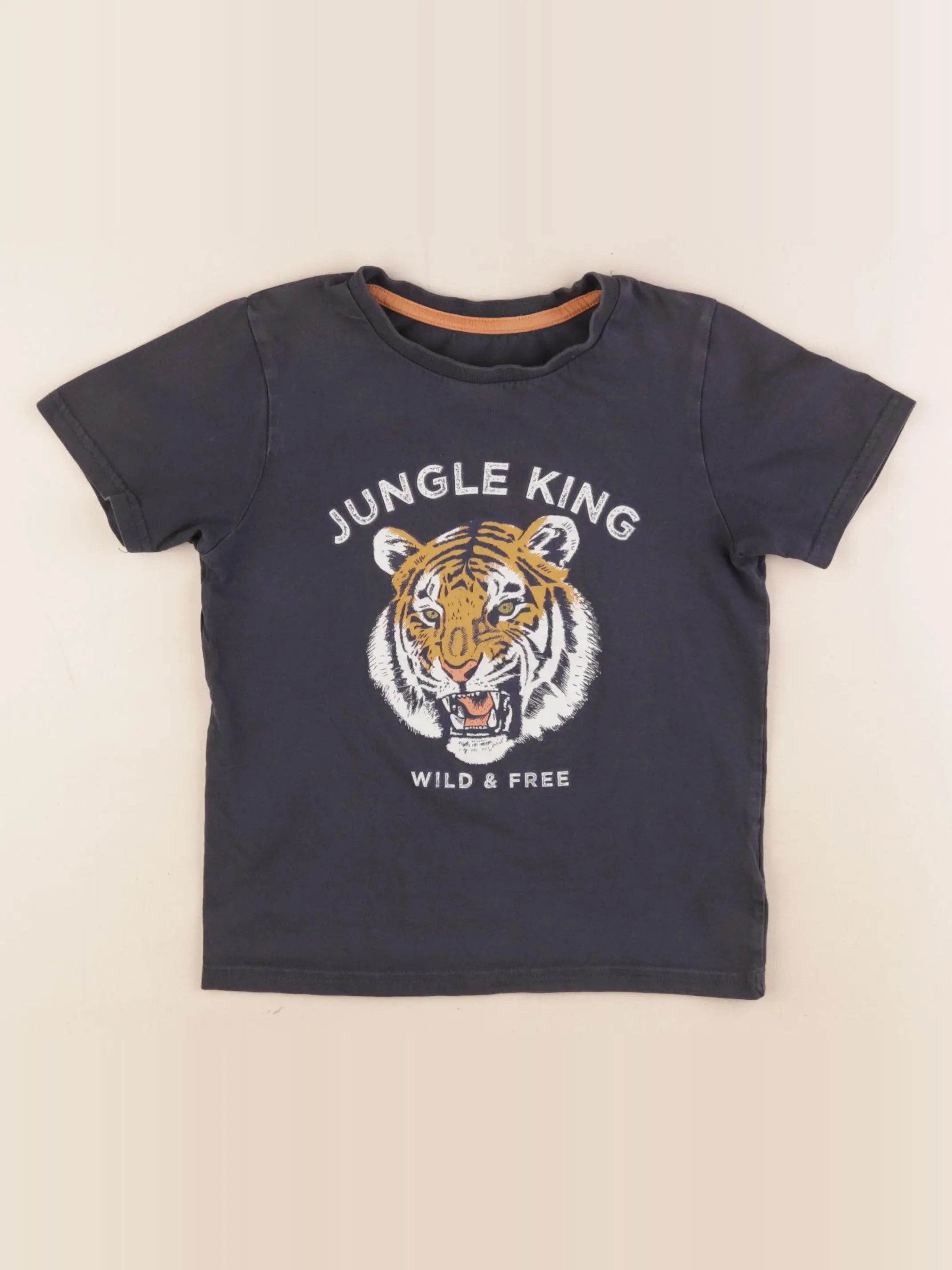 Vertbaudet - tee-shirt gris - 6 ans