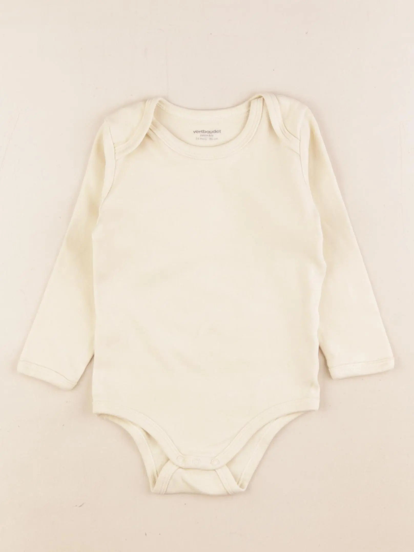 Vertbaudet - body jaune - 24 mois