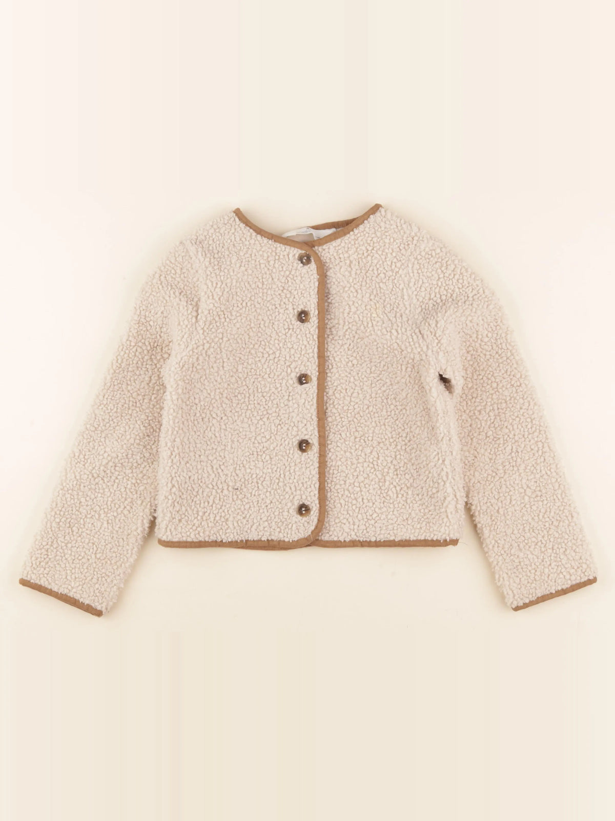 H&M - veste beige - 6/8 ans