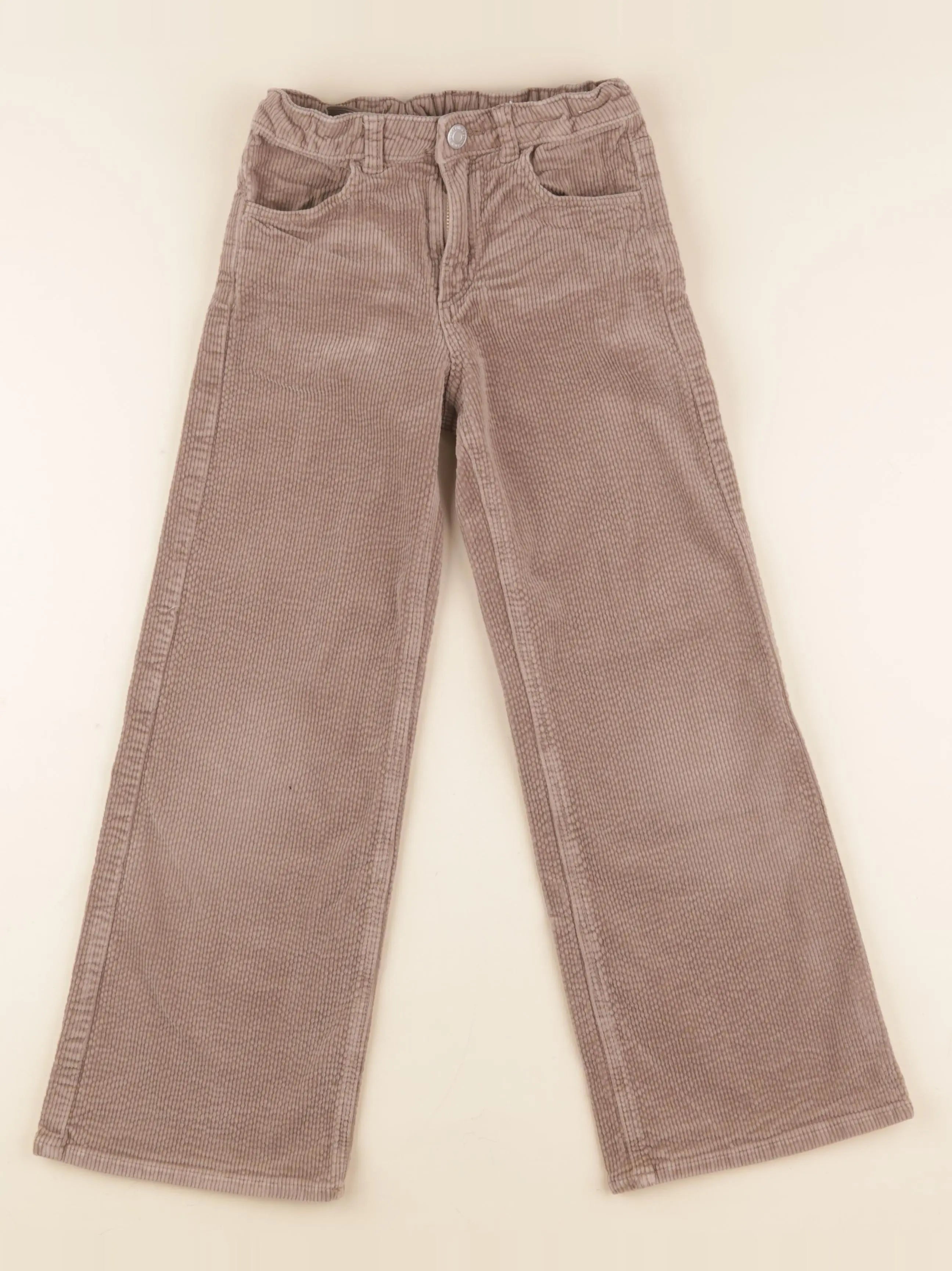 H&M - pantalon beige - 7/8 ans