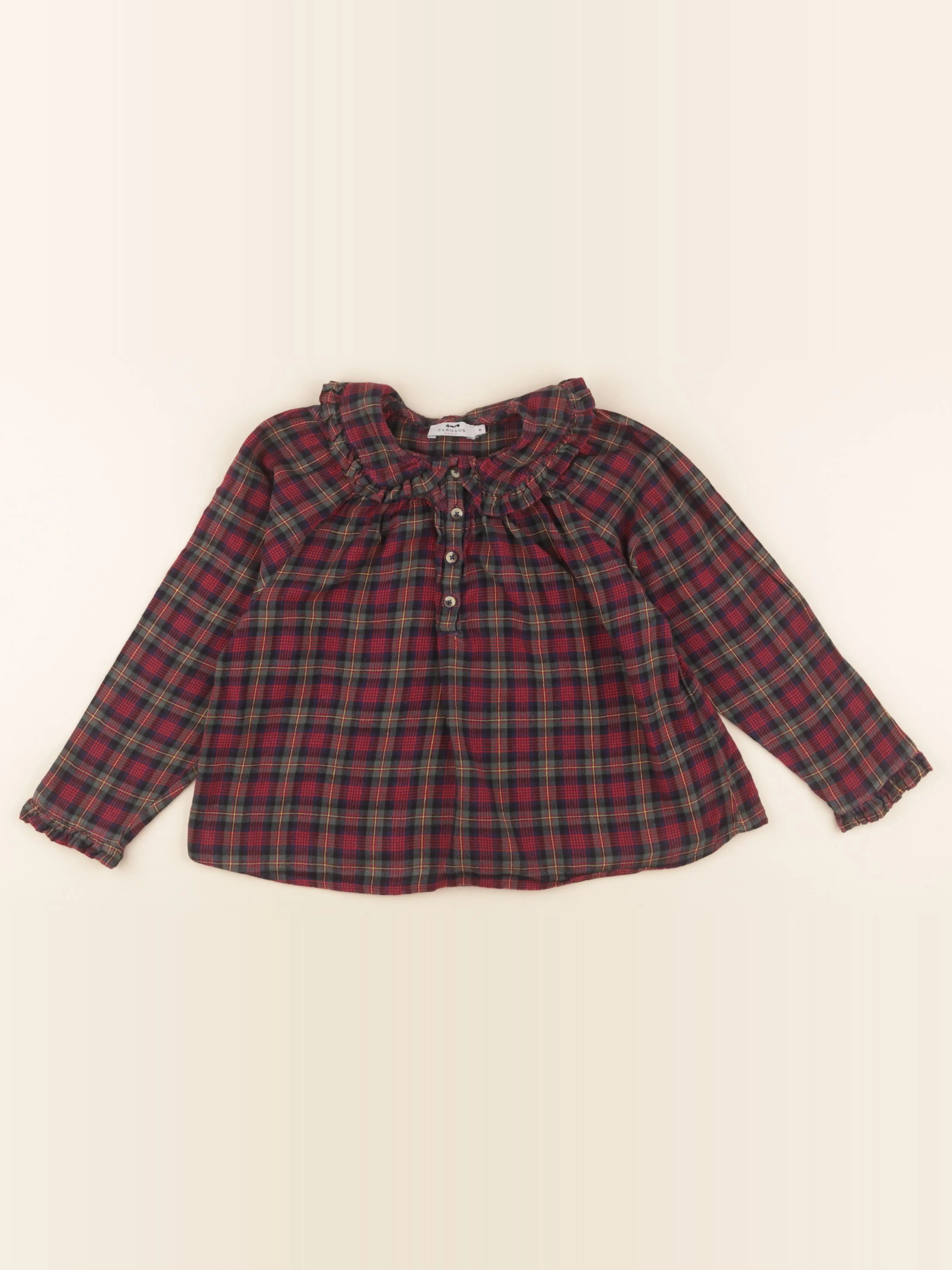 Cyrillus - blouse multicolore - 8 ans