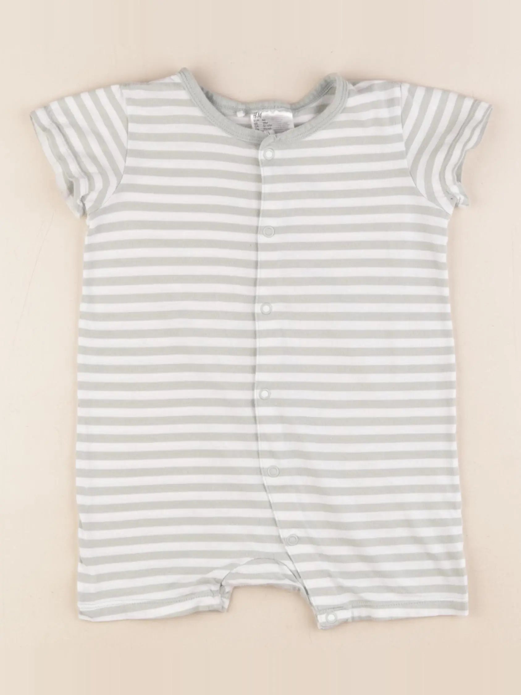 H&M - combinaison vert - 12 mois