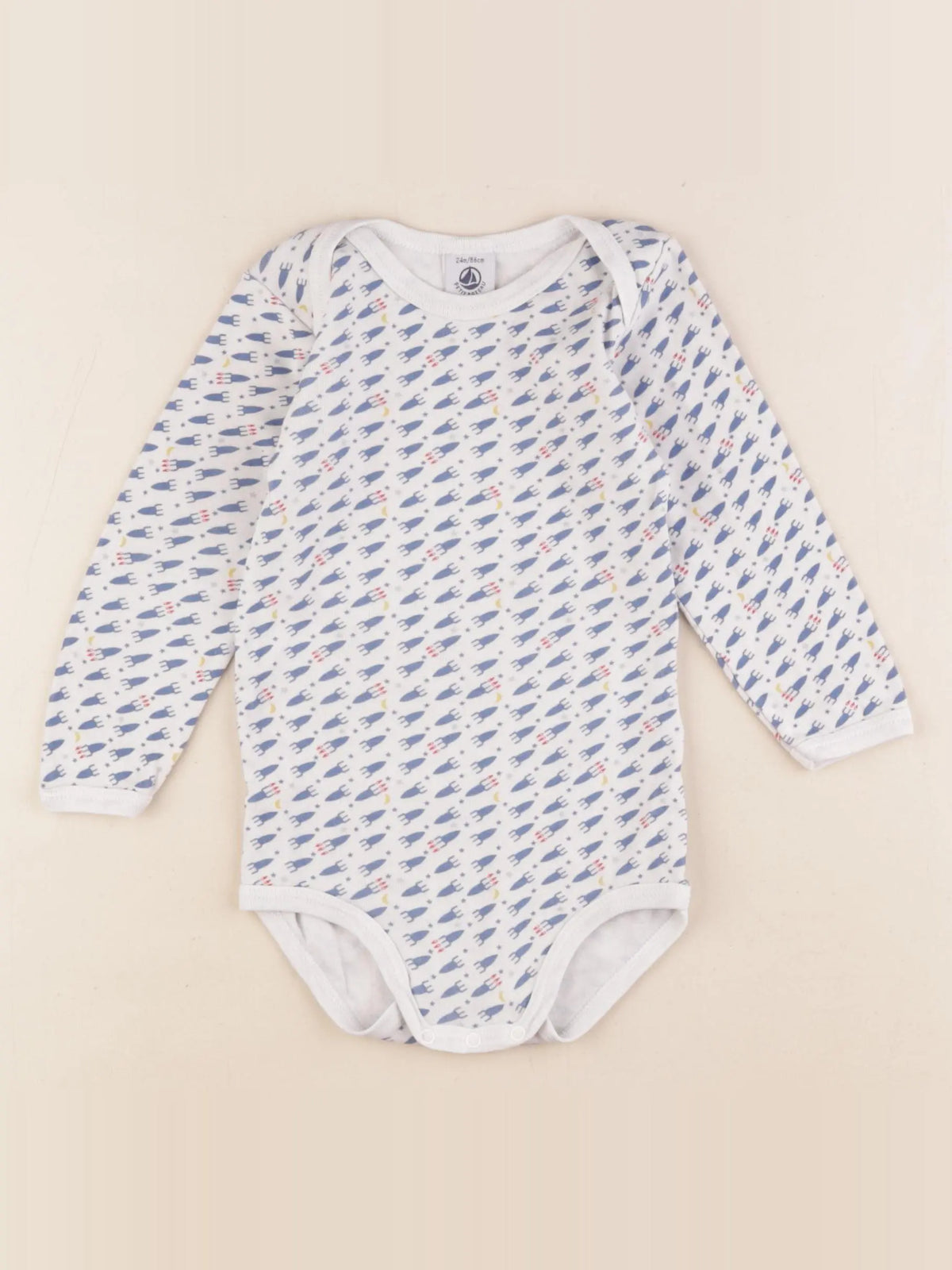 Petit Bateau - body multicolore - 24 mois