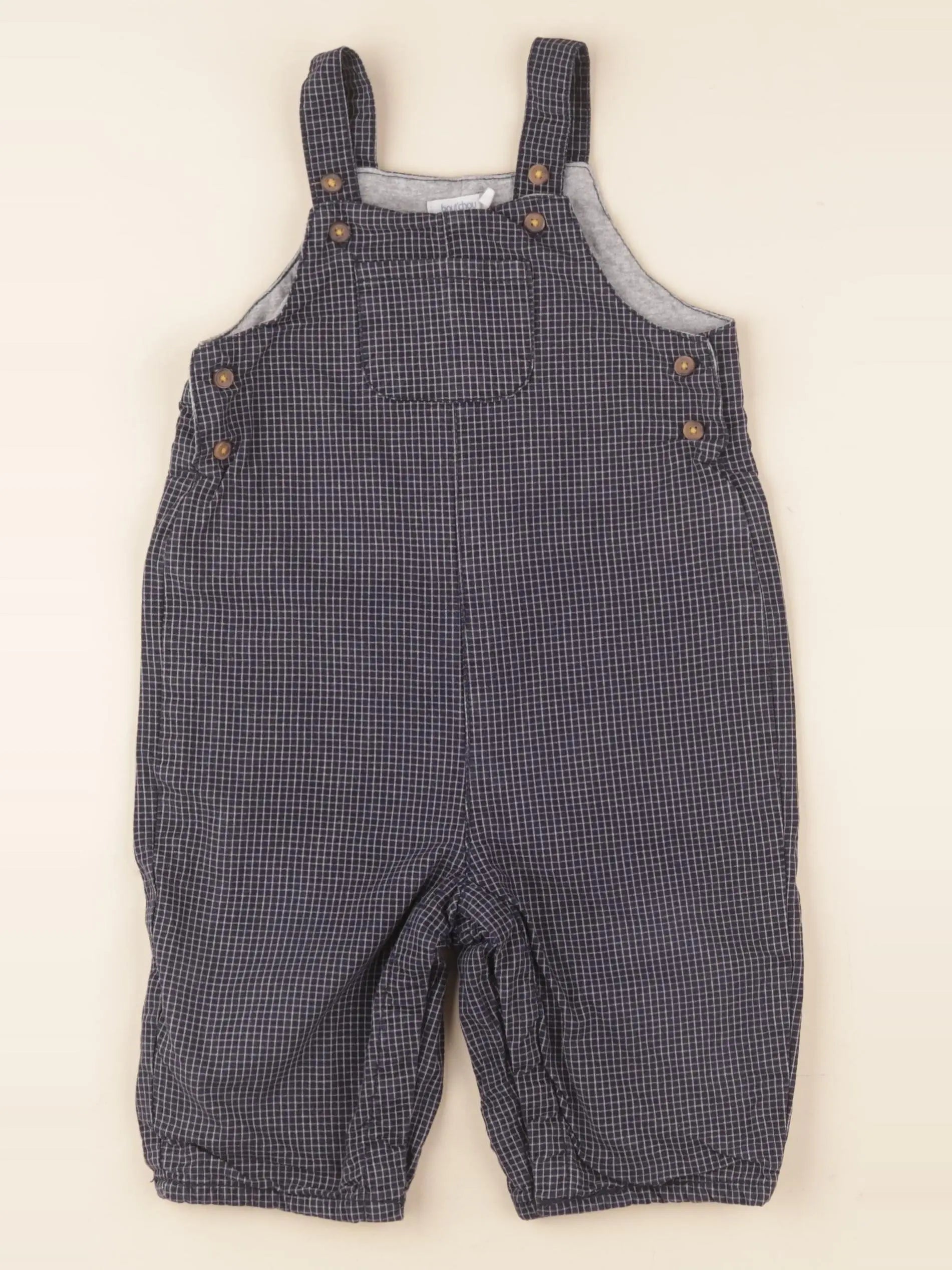 Boutchou - combinaison bleu - 12 mois