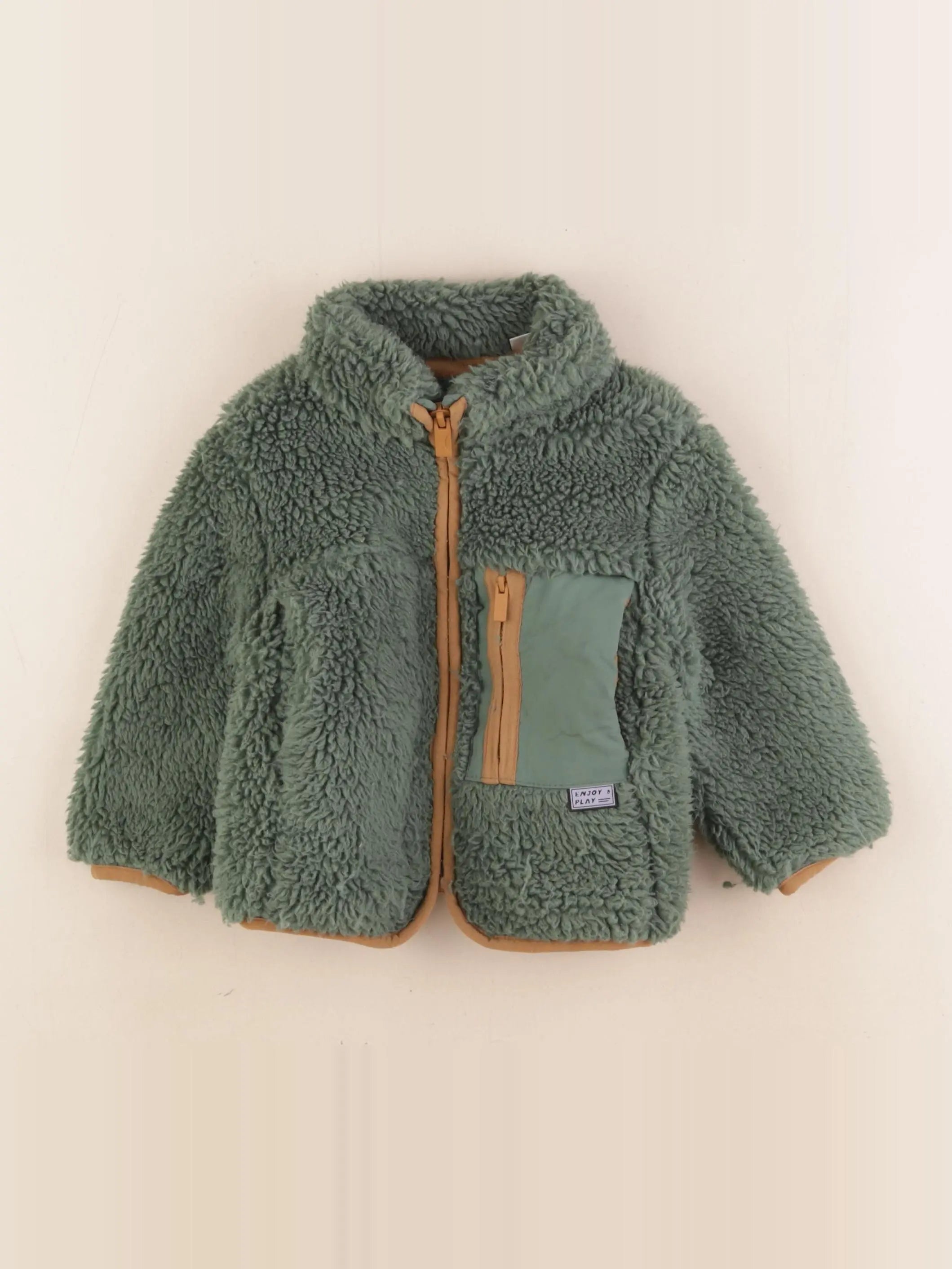 Zara - veste vert - 9/12 mois