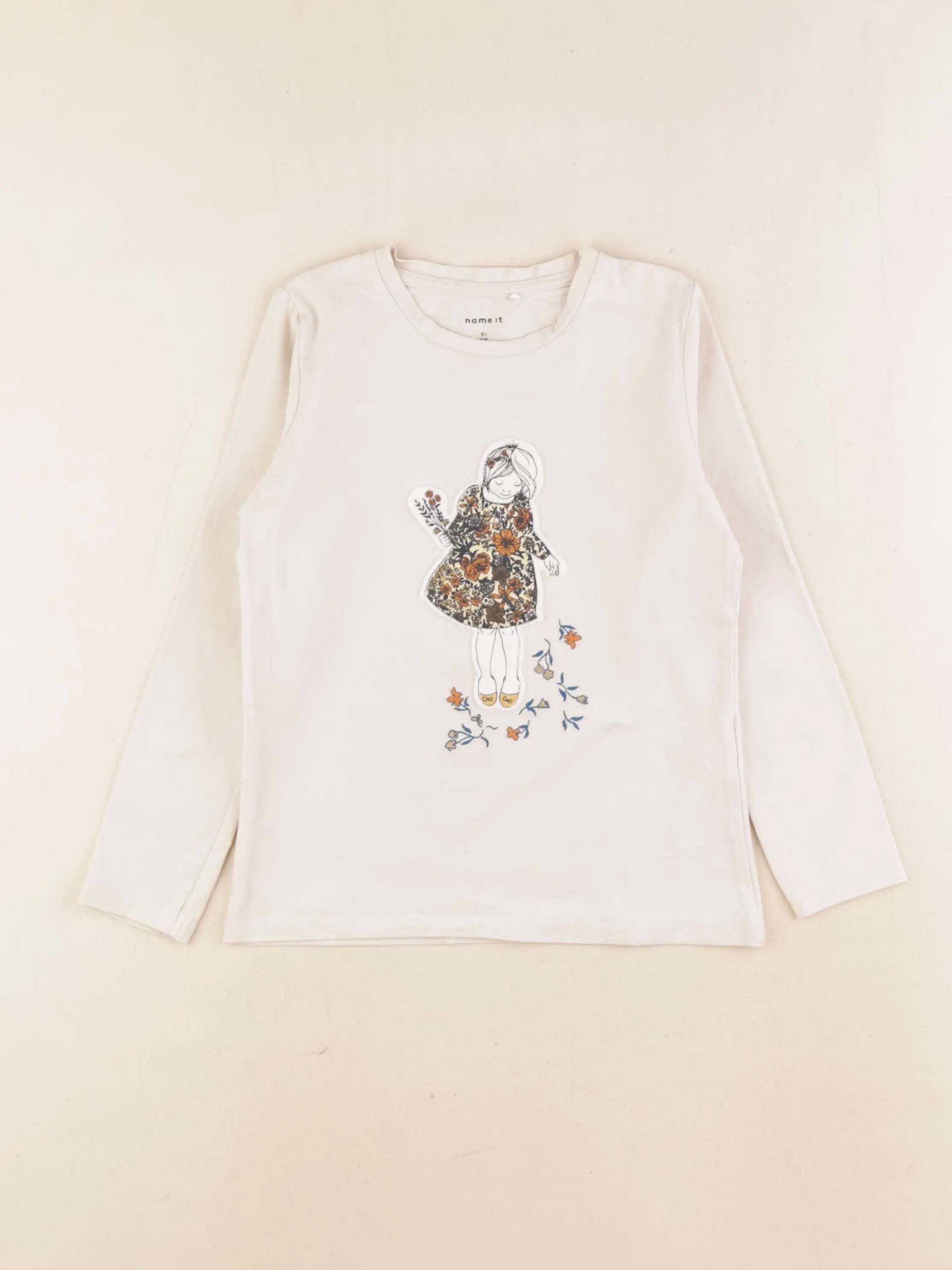 Name it - tee-shirt beige - 6 ans