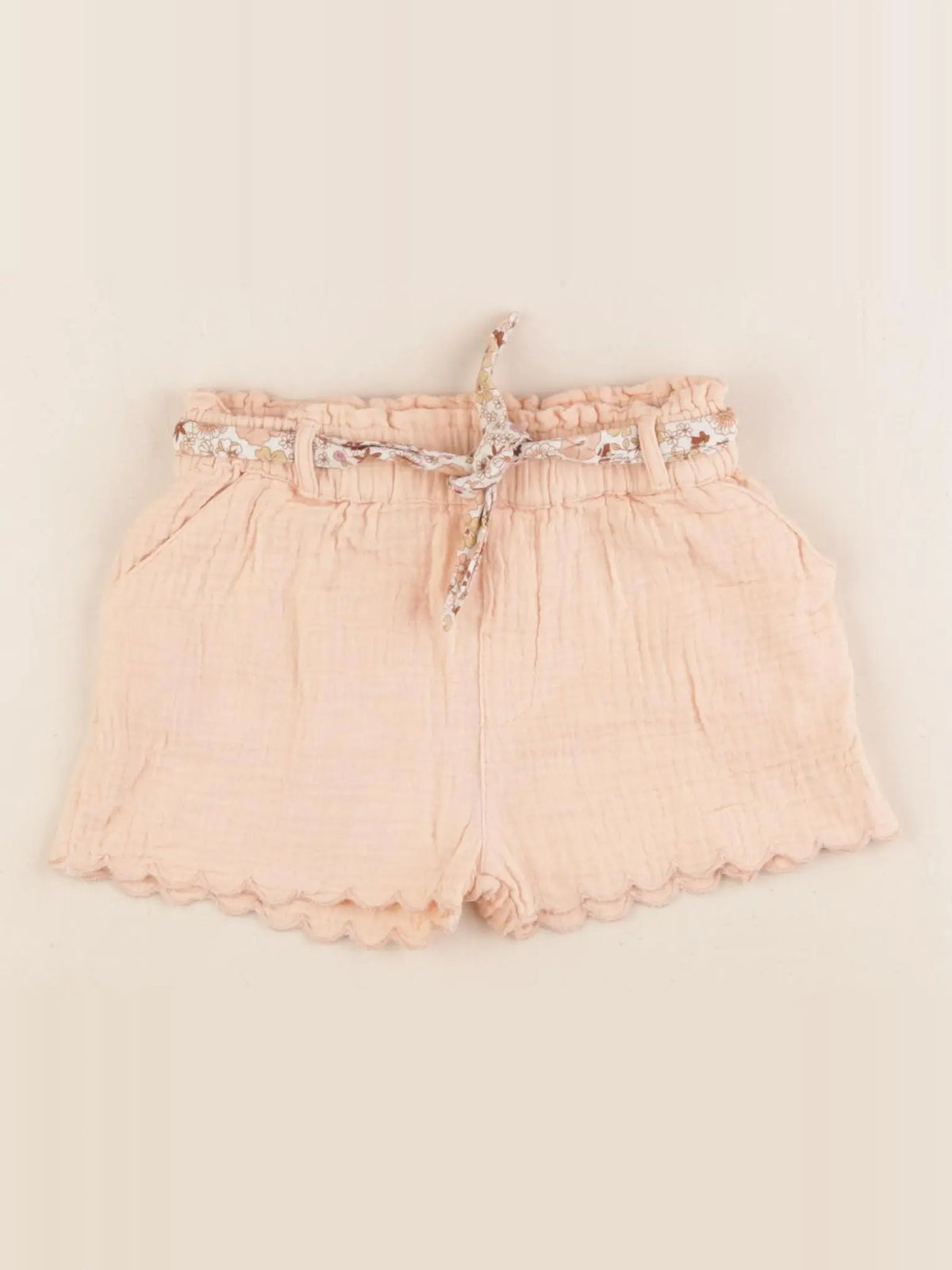 Vertbaudet - short orange - 3 ans