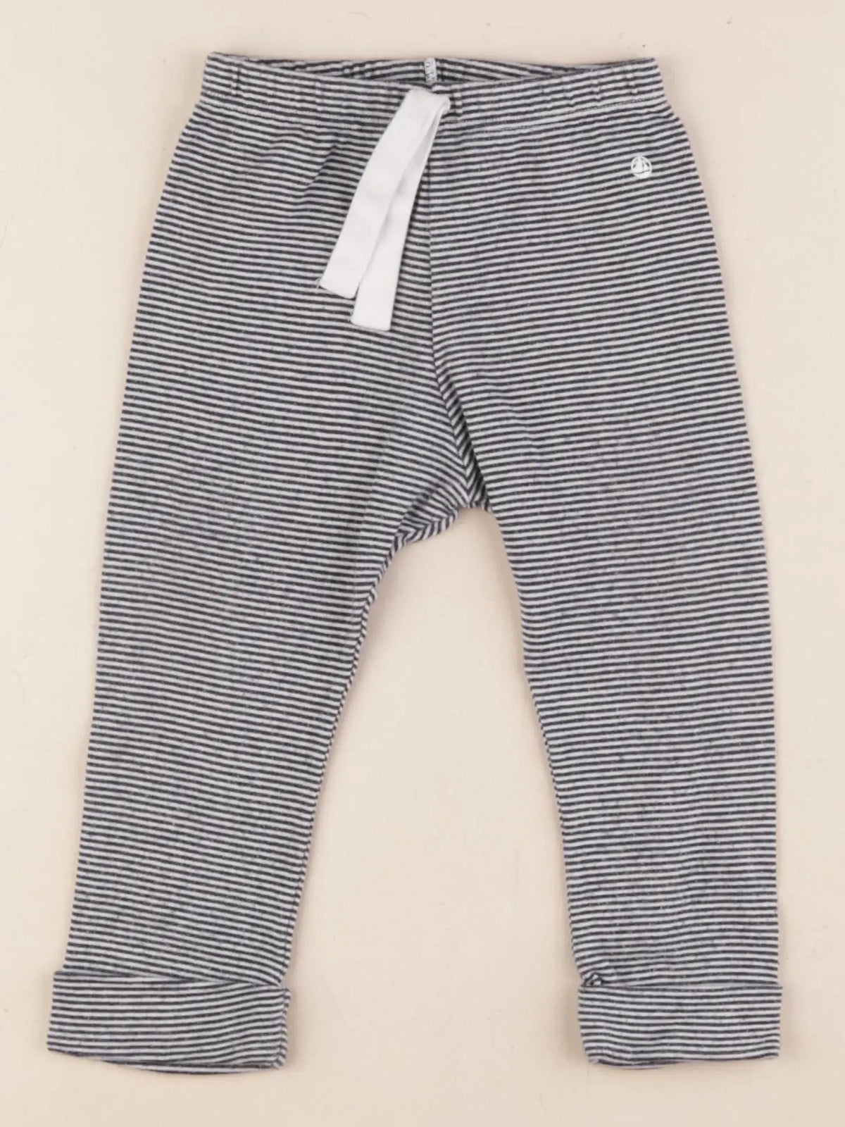 Petit Bateau - legging bleu, blanc - 18 mois