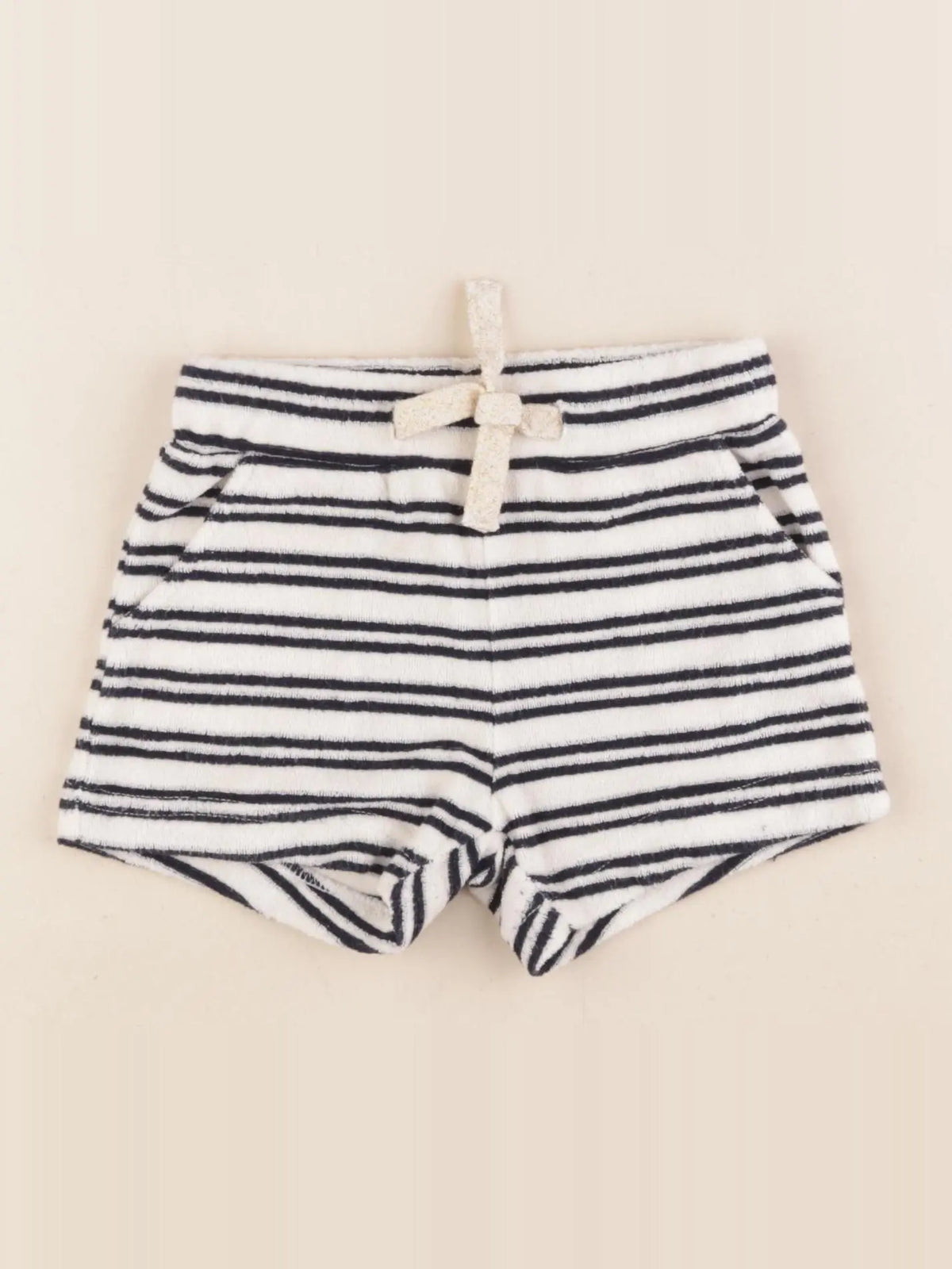 Monoprix - short bleu - 3 ans