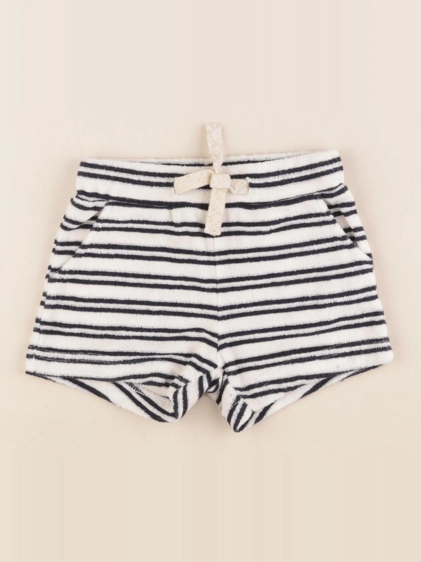 Monoprix - short bleu - 3 ans