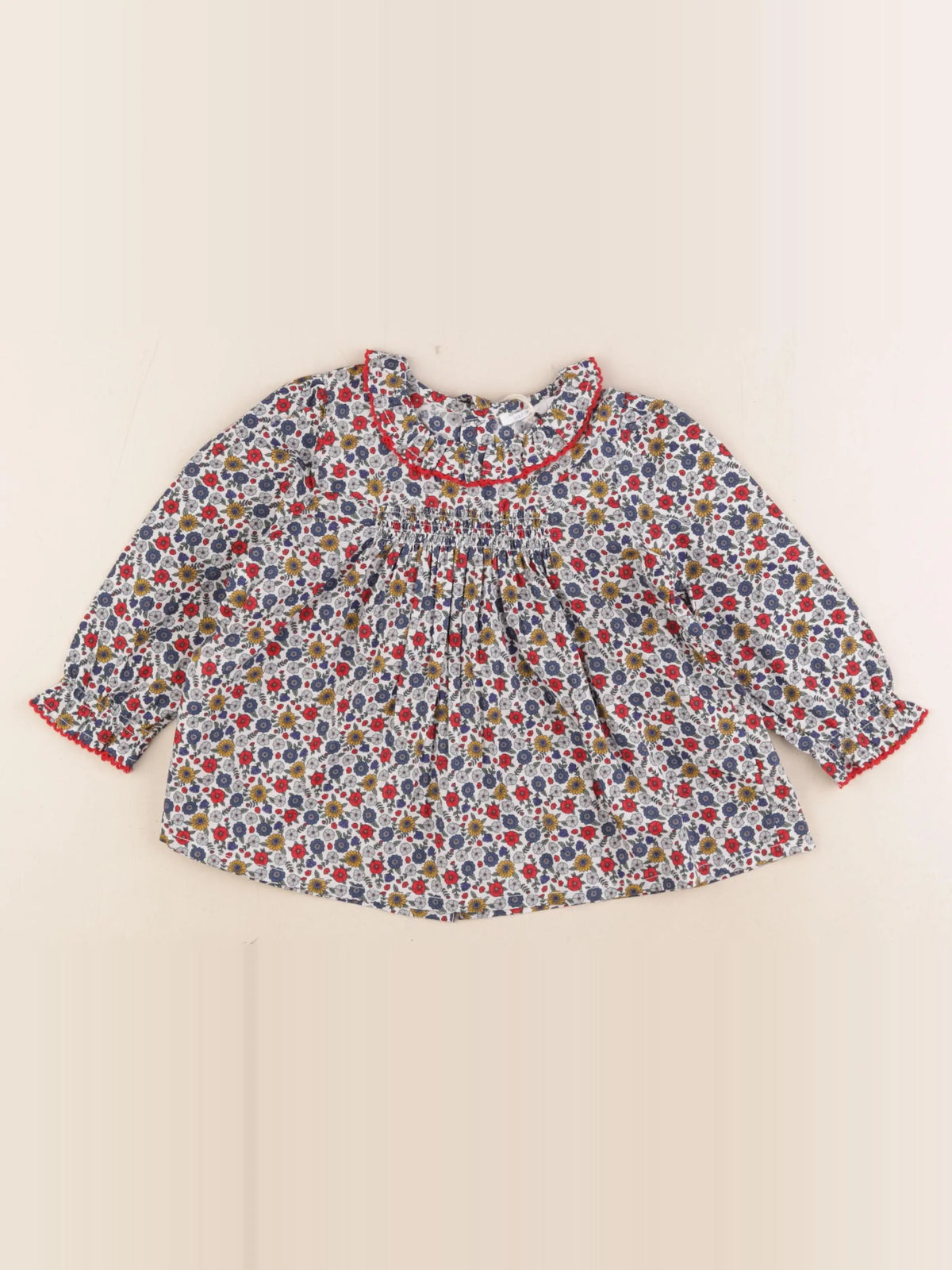 Boutchou - blouse multicolore - 18 mois