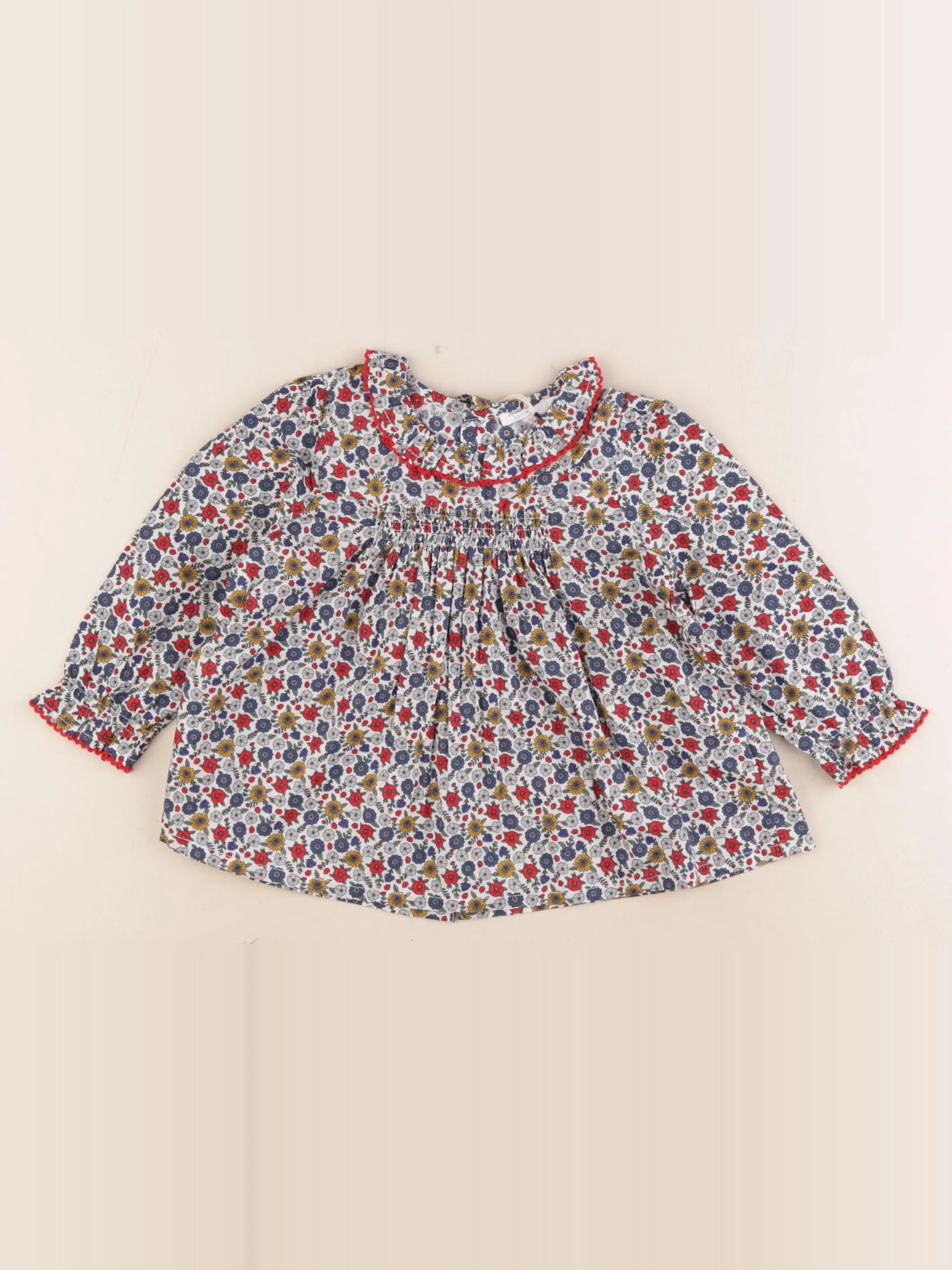 Boutchou - blouse multicolore - 18 mois